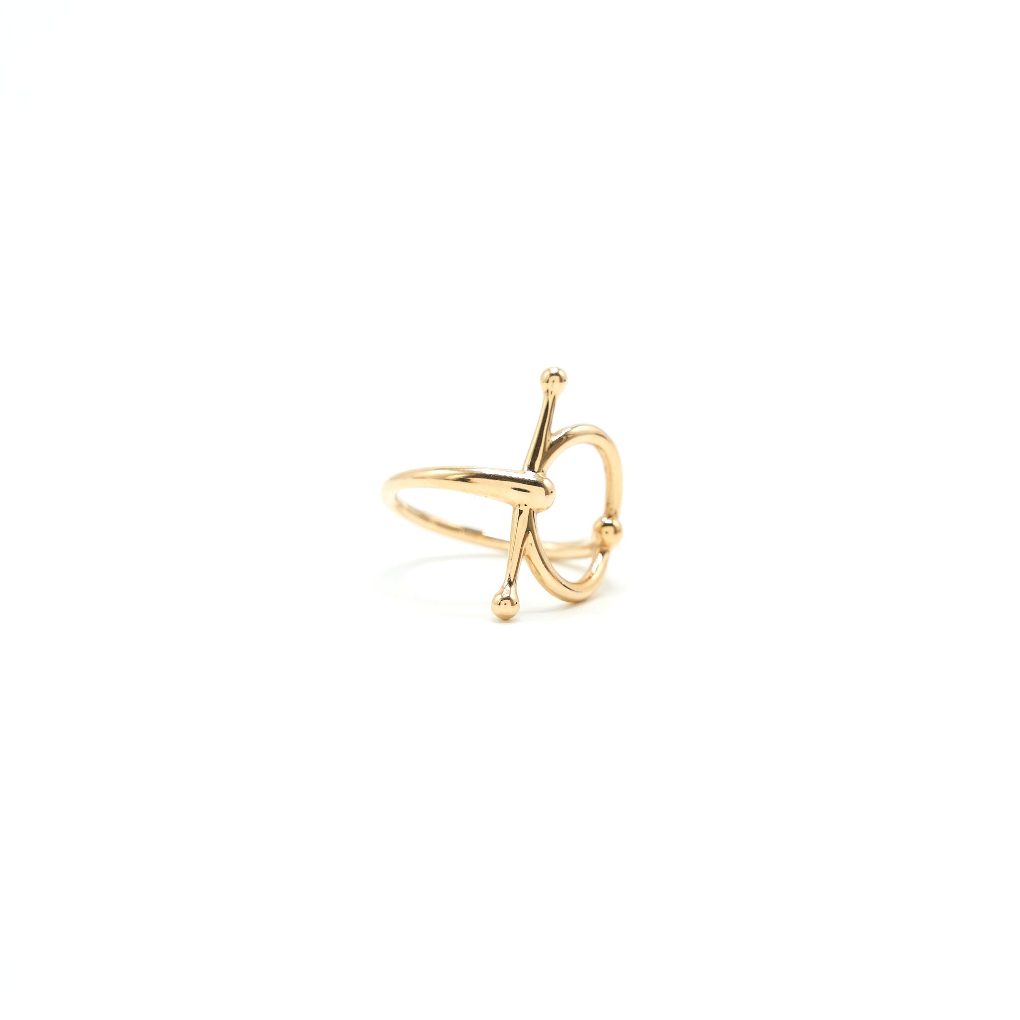 HERMES BAGUE FILET D'OR