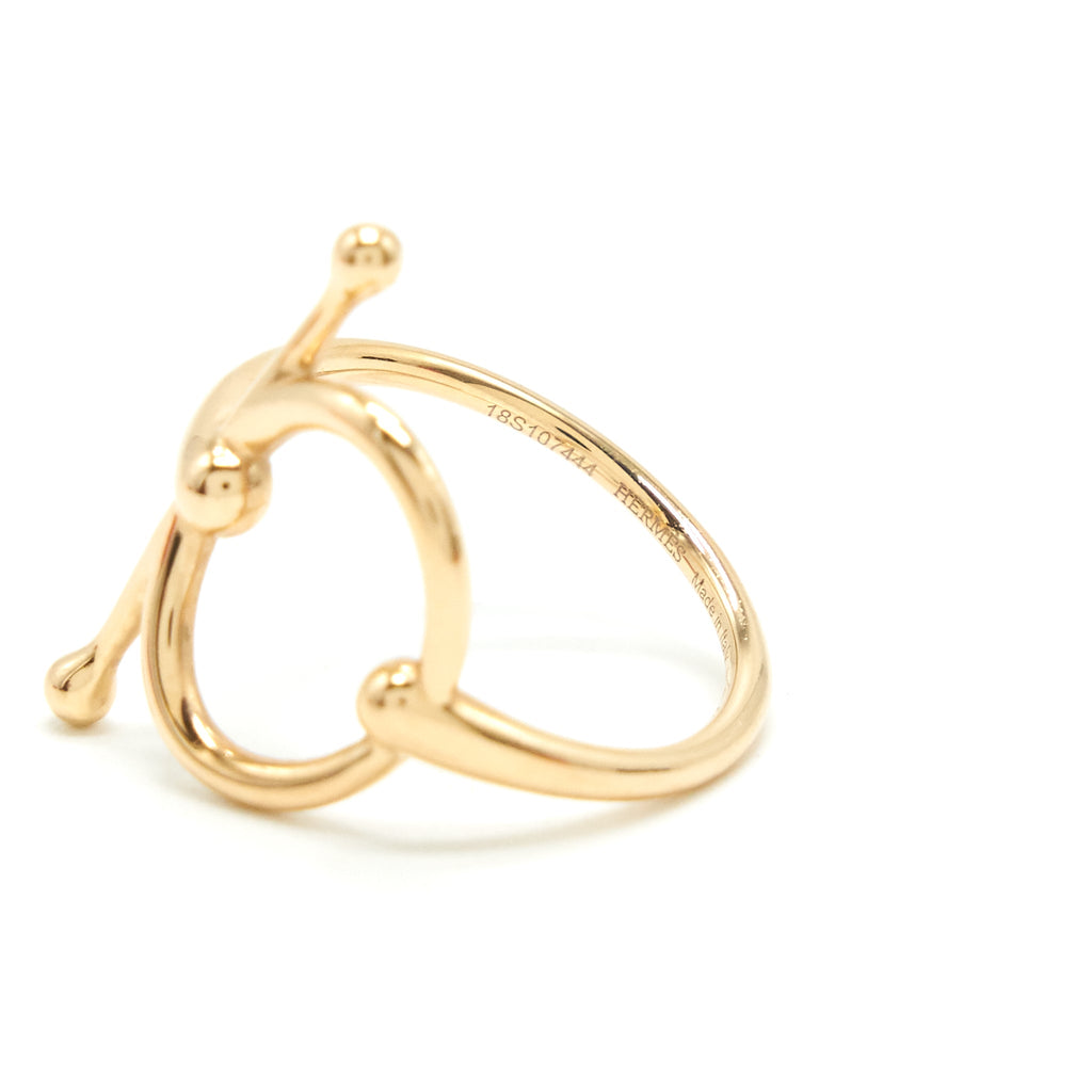 HERMES BAGUE FILET D'OR