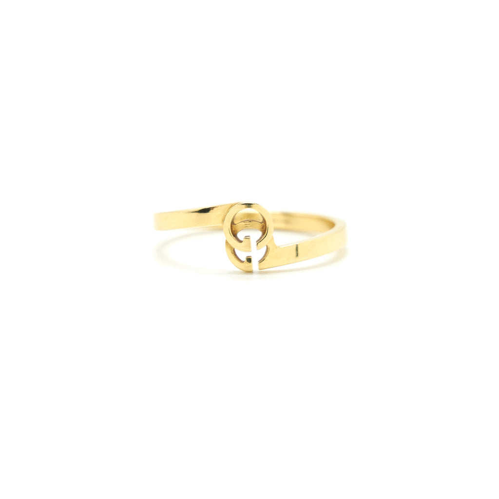 GUCCI GG RUNNING RING IN YELLOW GOLD