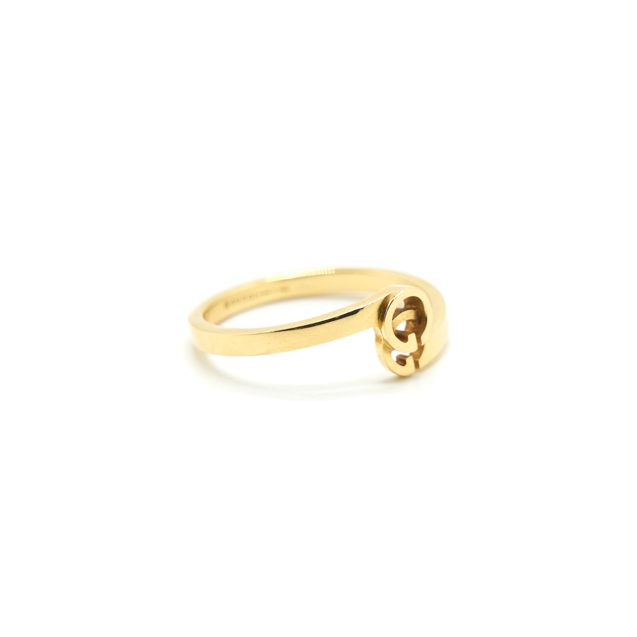 GUCCI GG RUNNING RING IN YELLOW GOLD