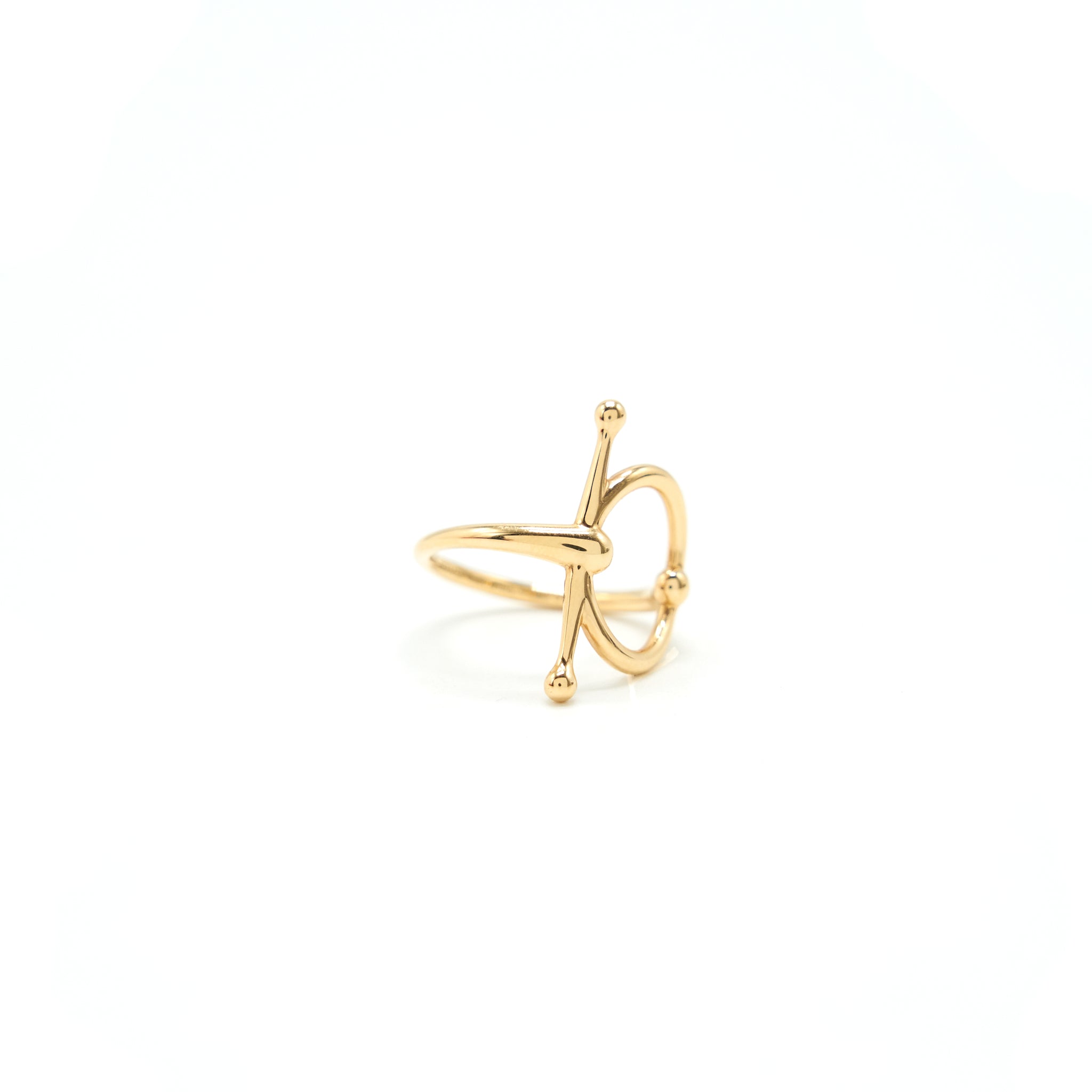 HERMES BAGUE FILET D OR PM RING