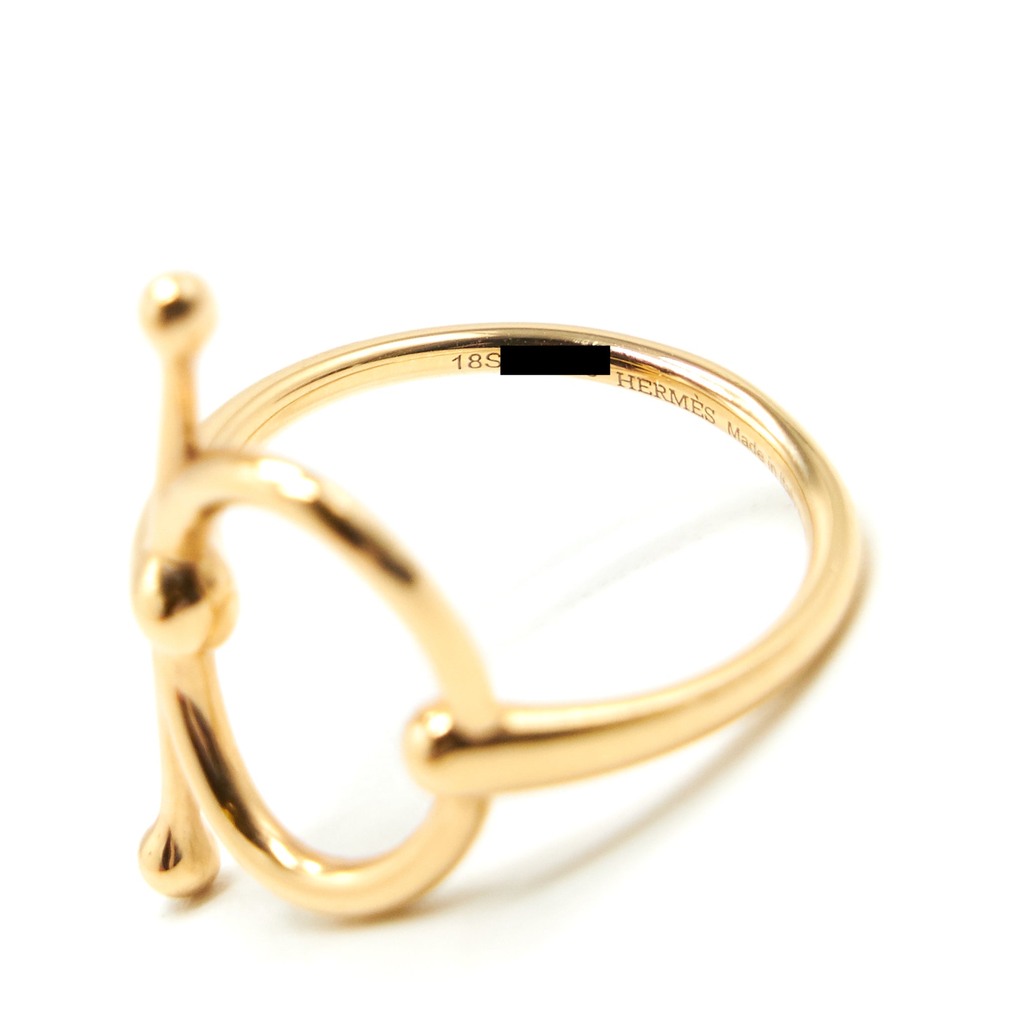HERMES BAGUE FILET D OR PM RING