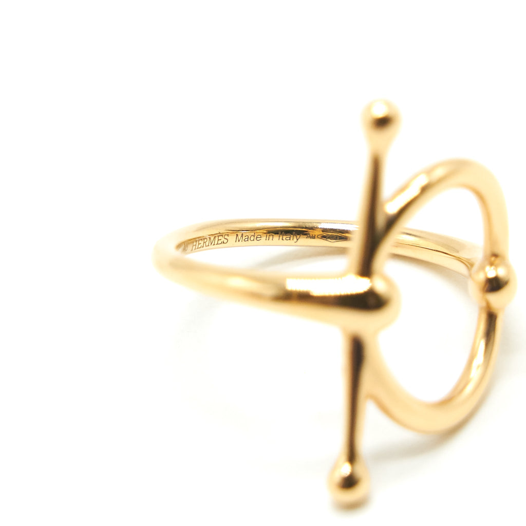 HERMES BAGUE FILET D OR PM RING