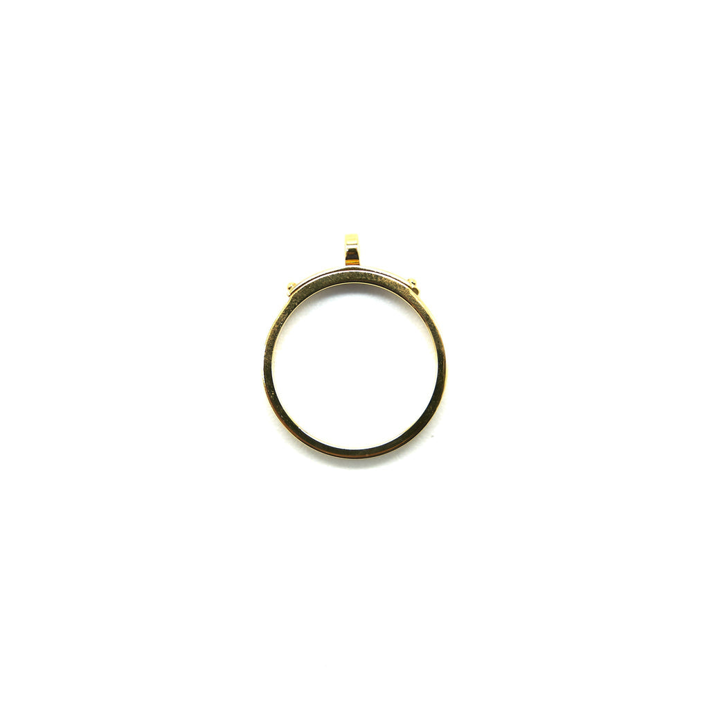 HERMES KELLY 18K YELLOW GOLD NARROW RING