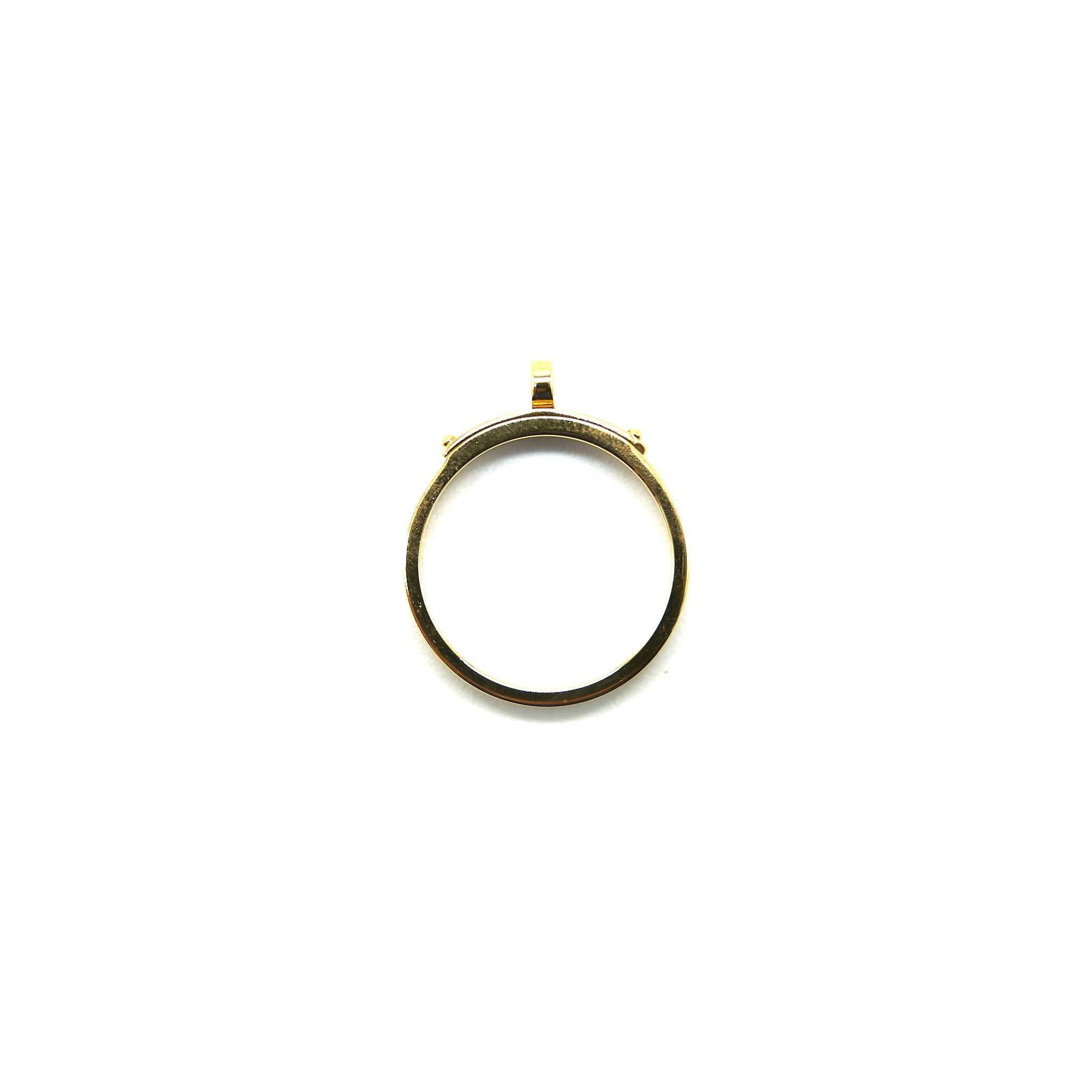 HERMES KELLY 18K YELLOW GOLD NARROW RING