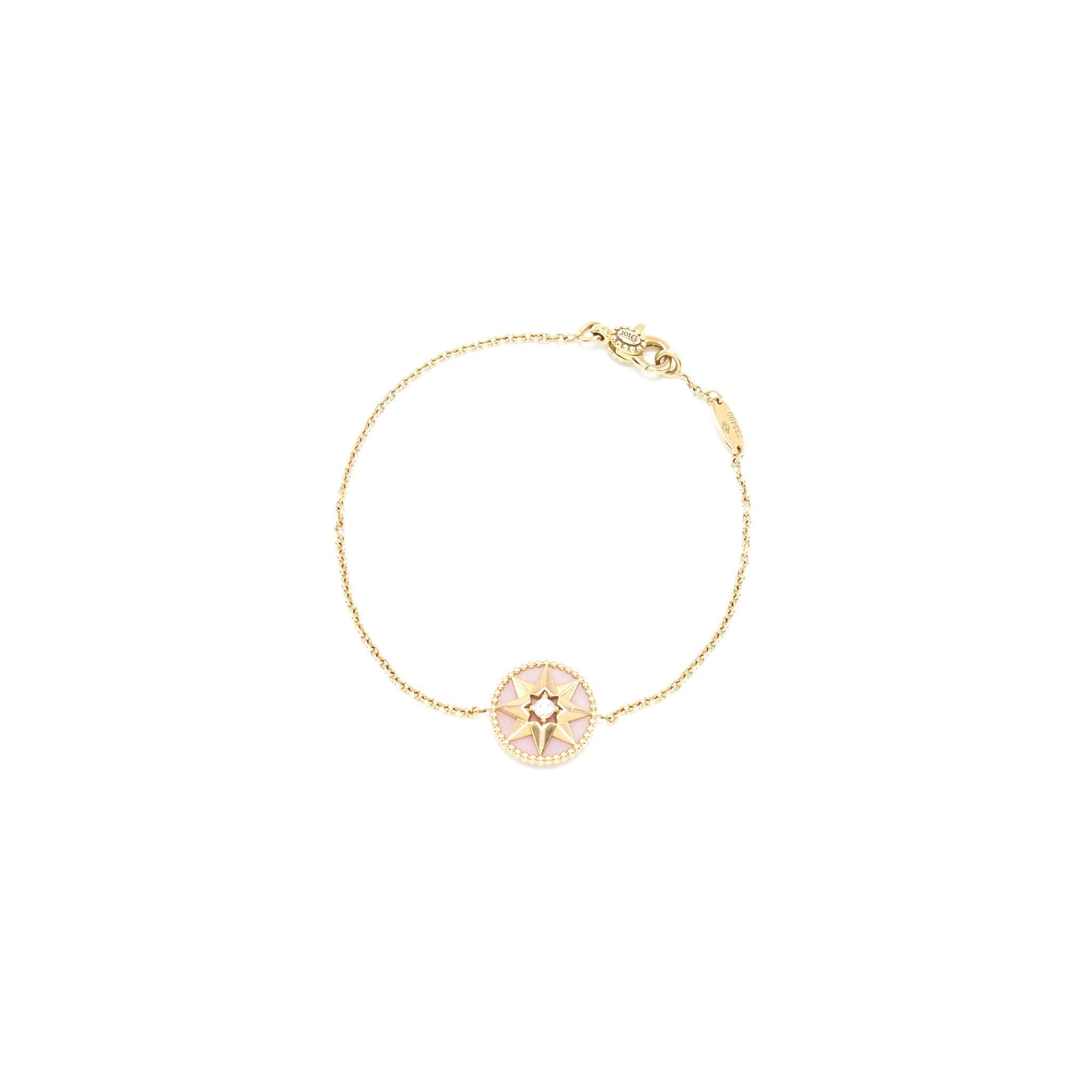 DIOR ROSE DES VENTS BRACELET ROSE GOLD, DIAMONDS AND PINK OPAL
