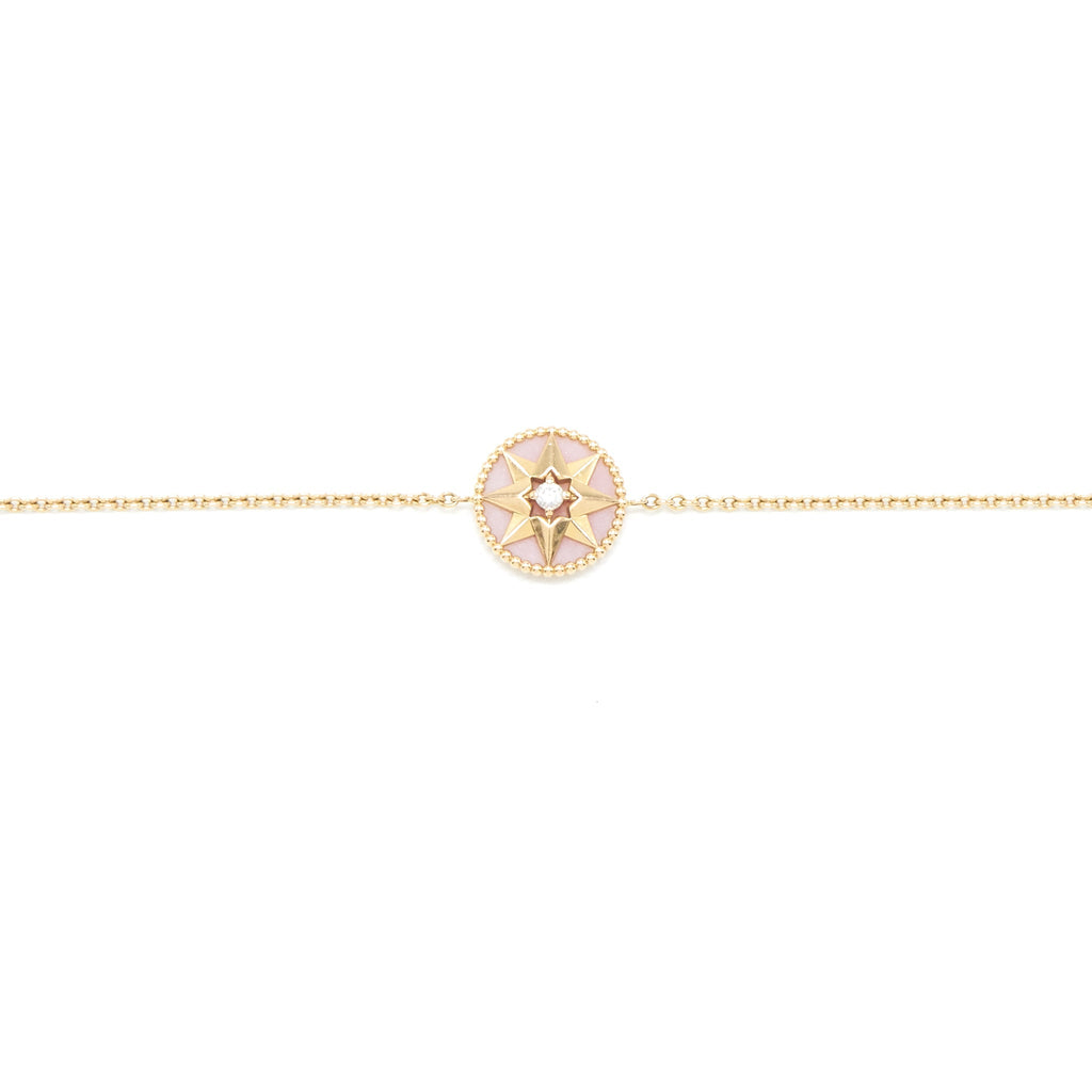 DIOR ROSE DES VENTS BRACELET ROSE GOLD, DIAMONDS AND PINK OPAL