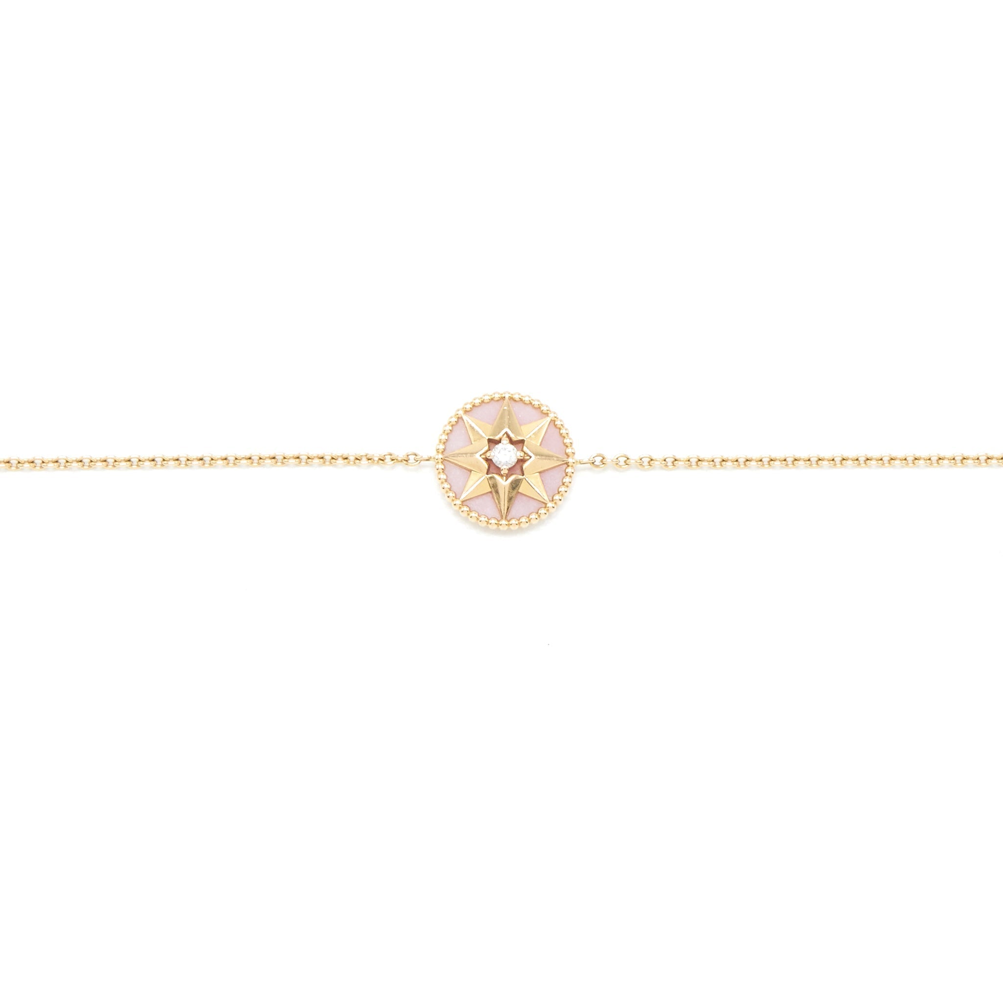 DIOR ROSE DES VENTS BRACELET ROSE GOLD, DIAMONDS AND PINK OPAL
