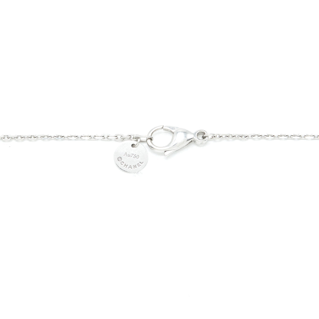 CHANEL ULTRA NECKLACE 18K WHITE GOLD, DIMOND, WHITE CERAMIC
