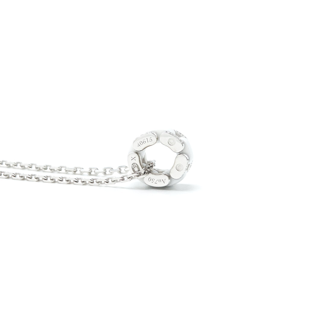CHANEL ULTRA NECKLACE 18K WHITE GOLD, DIMOND, WHITE CERAMIC