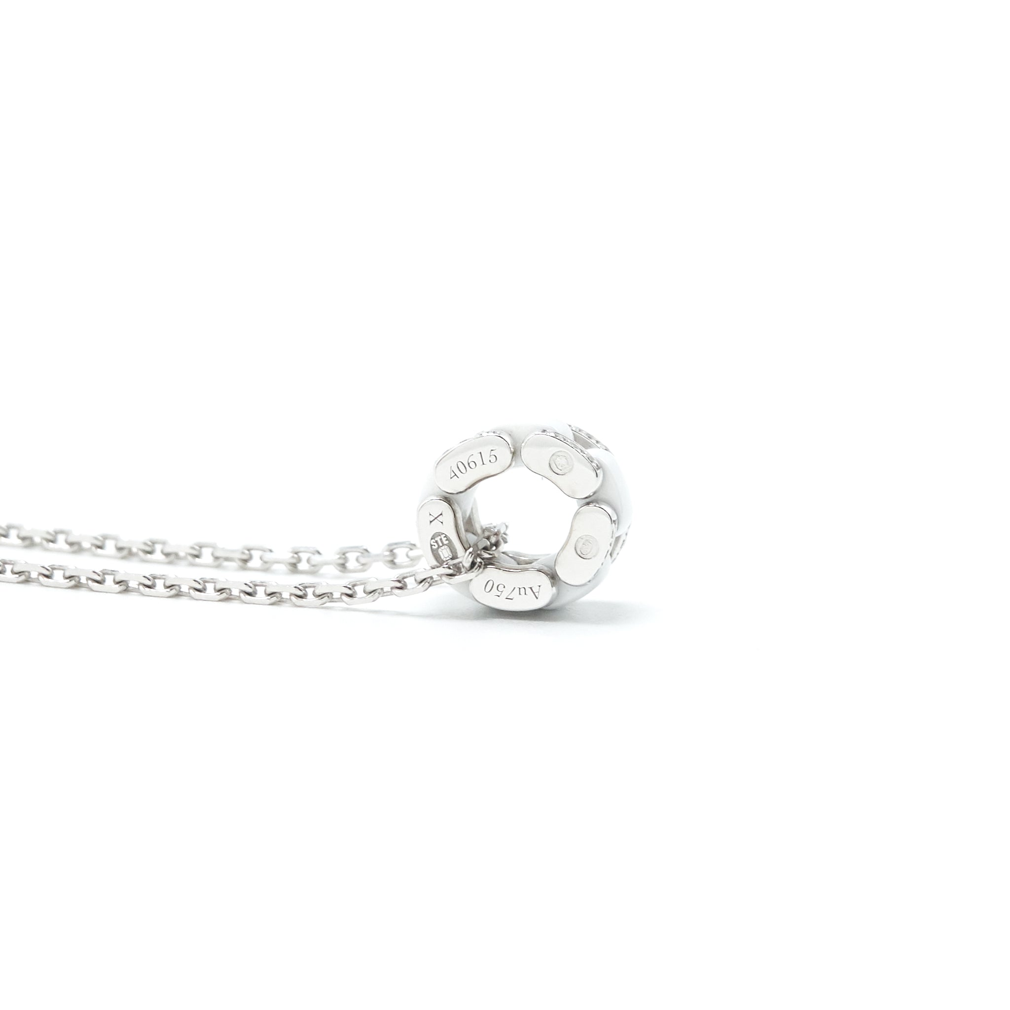 CHANEL ULTRA NECKLACE 18K WHITE GOLD, DIMOND, WHITE CERAMIC