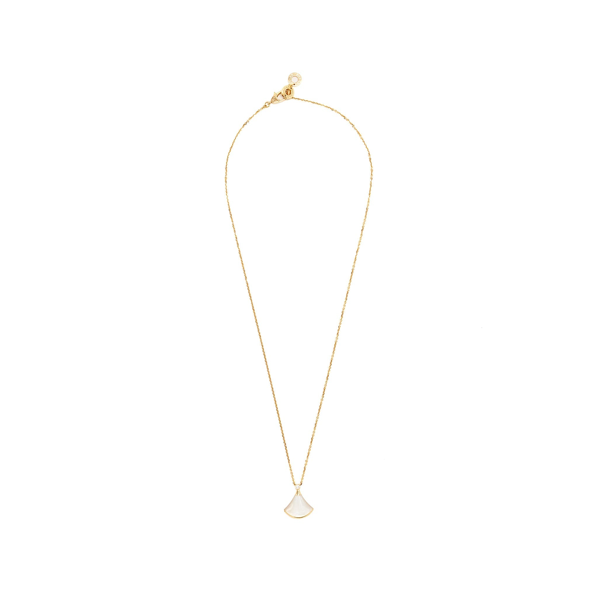BVLGARI DIVAS’ DREAM NECKLACE MOTHER-OF-PEARL/DIAMOND ROSE GOLD