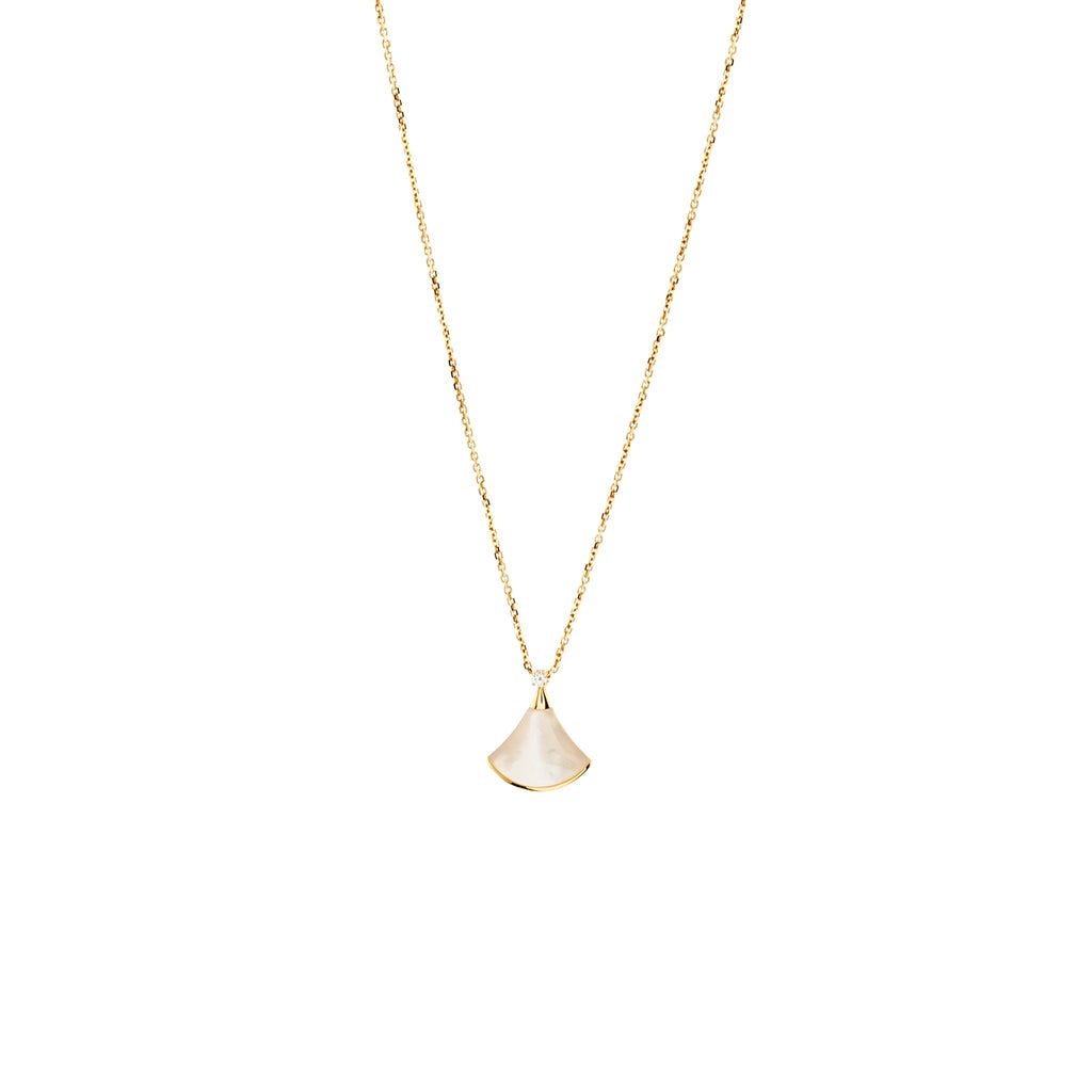 BVLGARI DIVAS’ DREAM NECKLACE MOTHER-OF-PEARL/DIAMOND ROSE GOLD