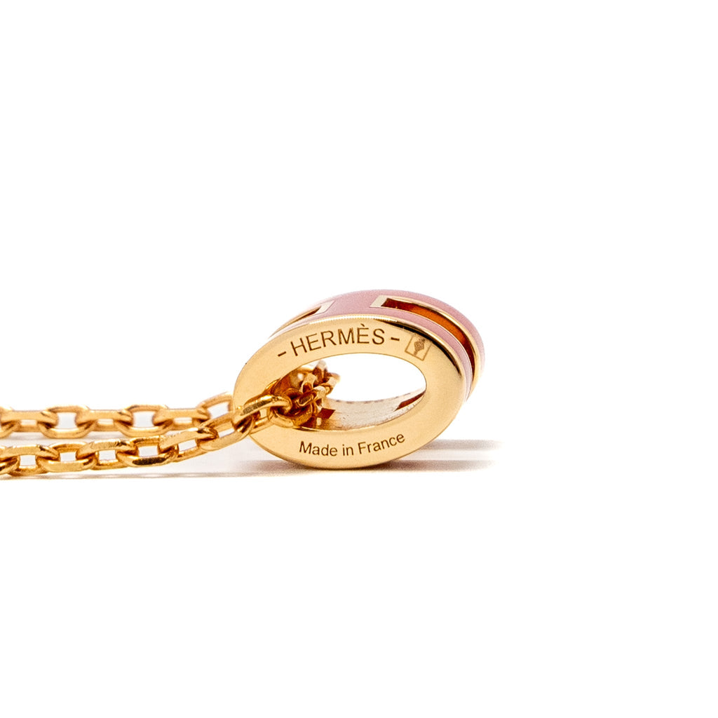 HERMES MINI POP H PENDANT PLOR ROS FRAMBOISE RGHW