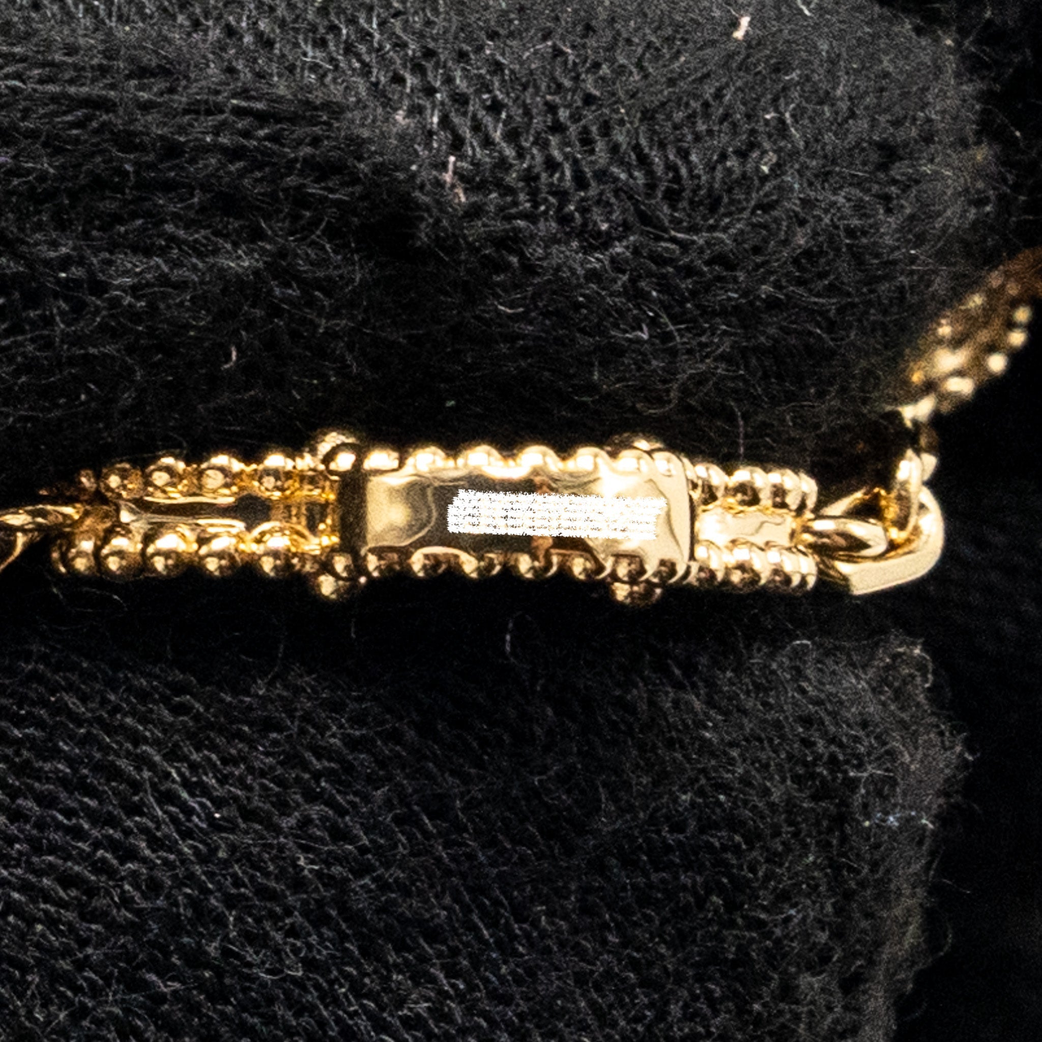 VAN CLEEF & ARPELS ALHAMBRA BRACELET 5 MOTIF ONYX YELLOW GOLD