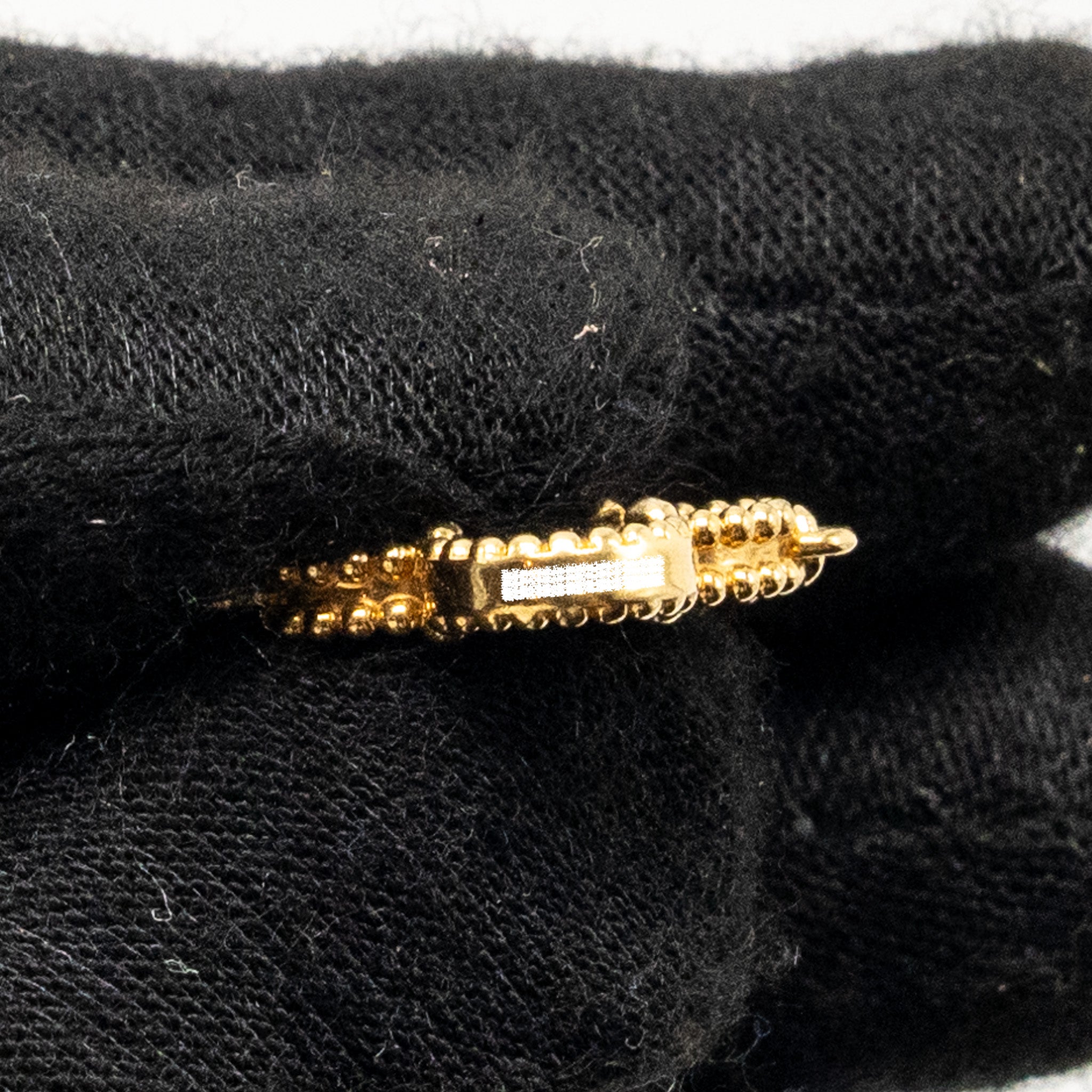 VAN CLEEF & ARPELS VINTAGE ALHAMBRA BRACELET 5 MOTIFS YELLOW GOLD, ONYX