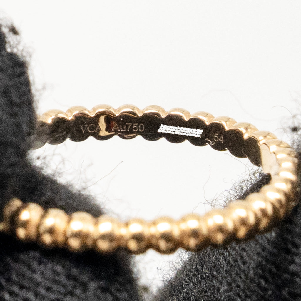 VAN CLEEF & ARPELS PERLÉE PEARLS OF GOLD RING ROSE GOLD