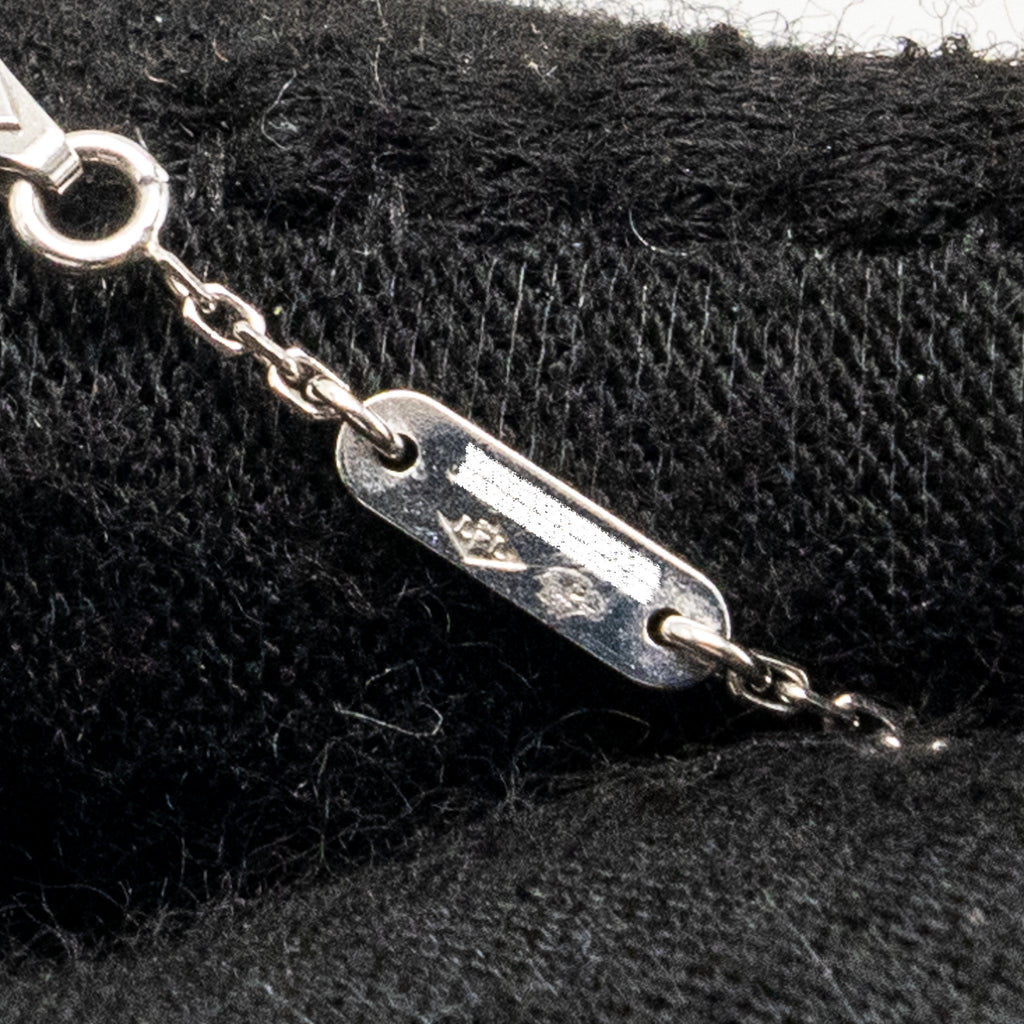 VAN CLEEF & ARPELS SWEET ALHAMBRA BRACELET 1 MOTIF WHITE GOLD, DIAMONDS