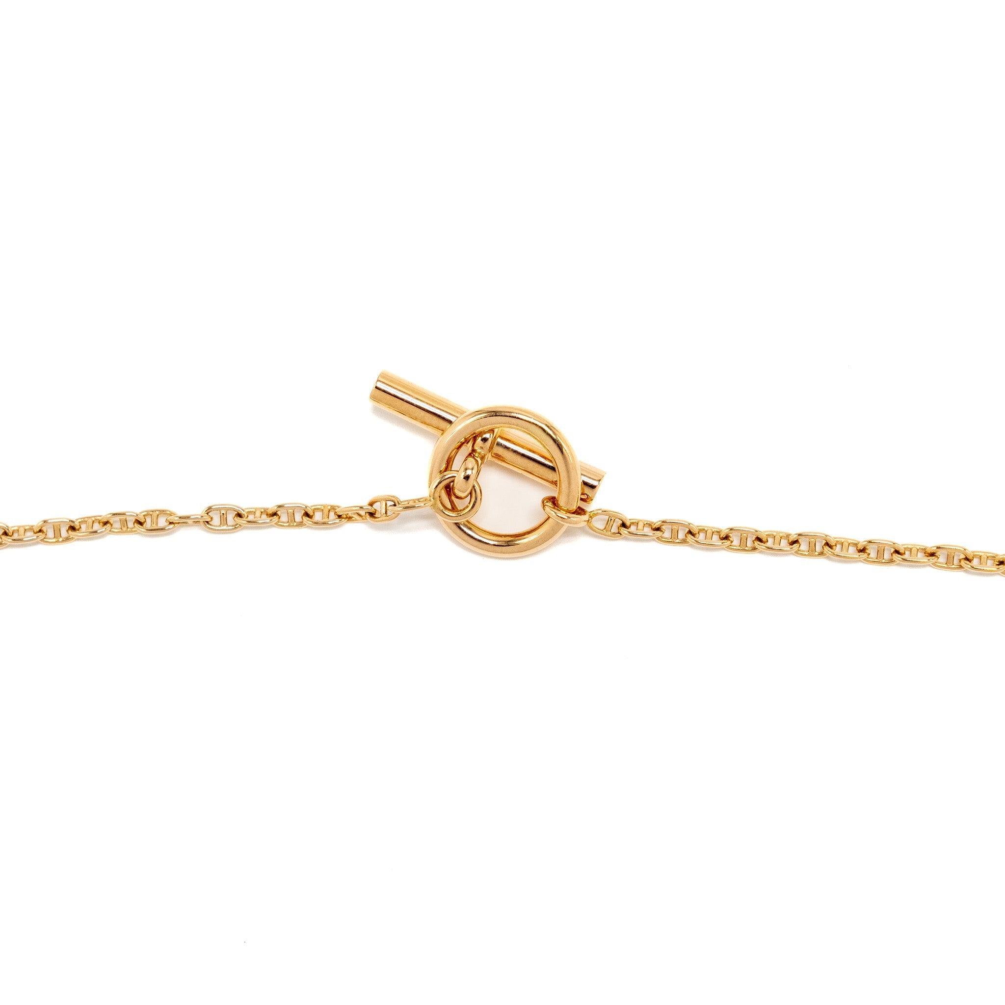 HERMES FARANDOLE PENDANT ROSE GOLD,DIAMONDS