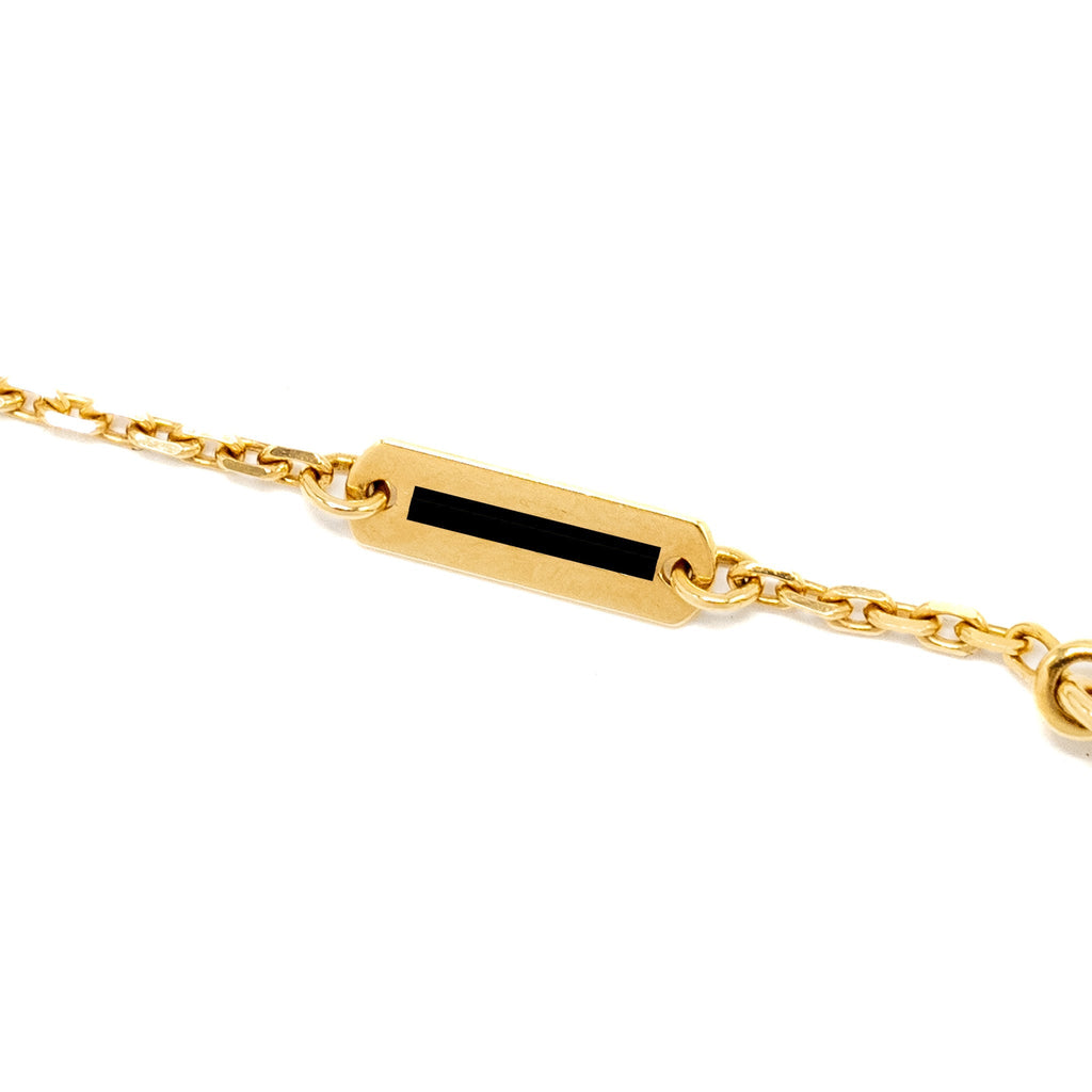VAN CLEEF AND ARPELS VINTAGE ALHAMBRA PENDANT 18K YELLOW GOLD / MOTHER OF PEARL