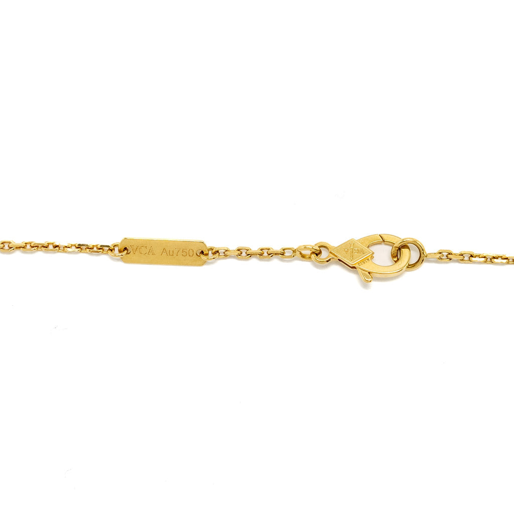 VAN CLEEF & ARPELS VINTAGE ALHAMBRA PENDANT YELLOW GOLD