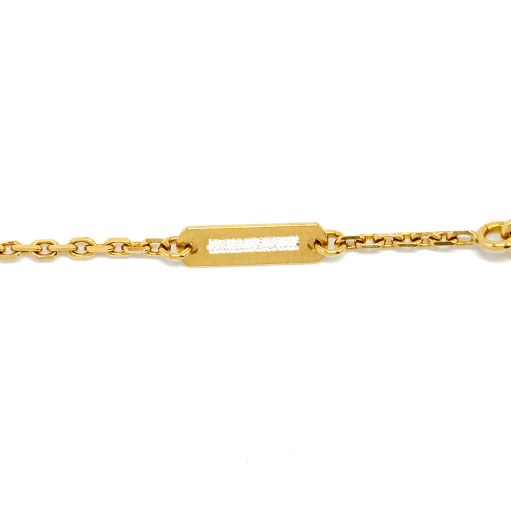 VAN CLEEF & ARPELS VINTAGE ALHAMBRA PENDANT YELLOW GOLD