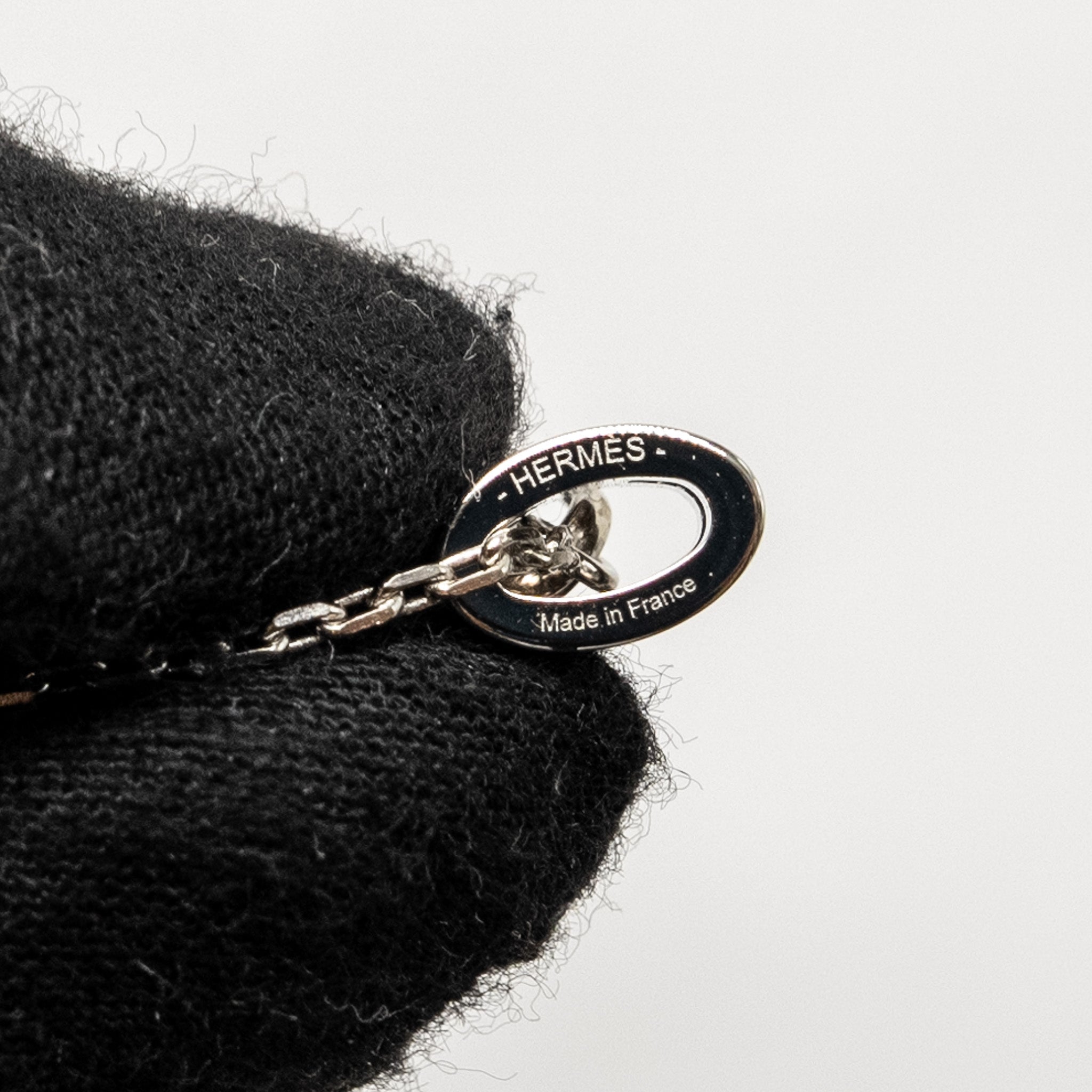 HERMES MINI POP H PENDANT ROSE DRAGEE SHW