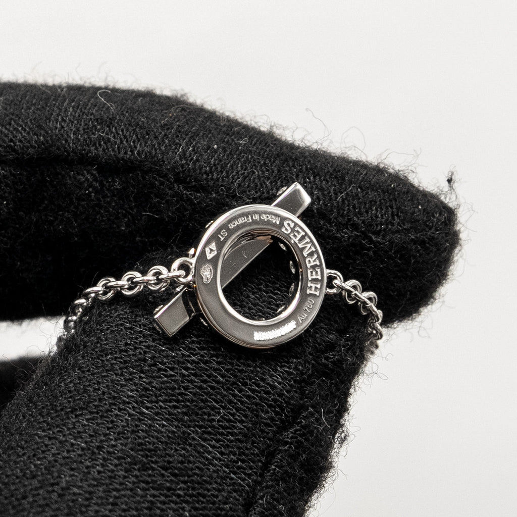 HERMES FINESSE BRACELET WHITE GOLD / DIAMONDS