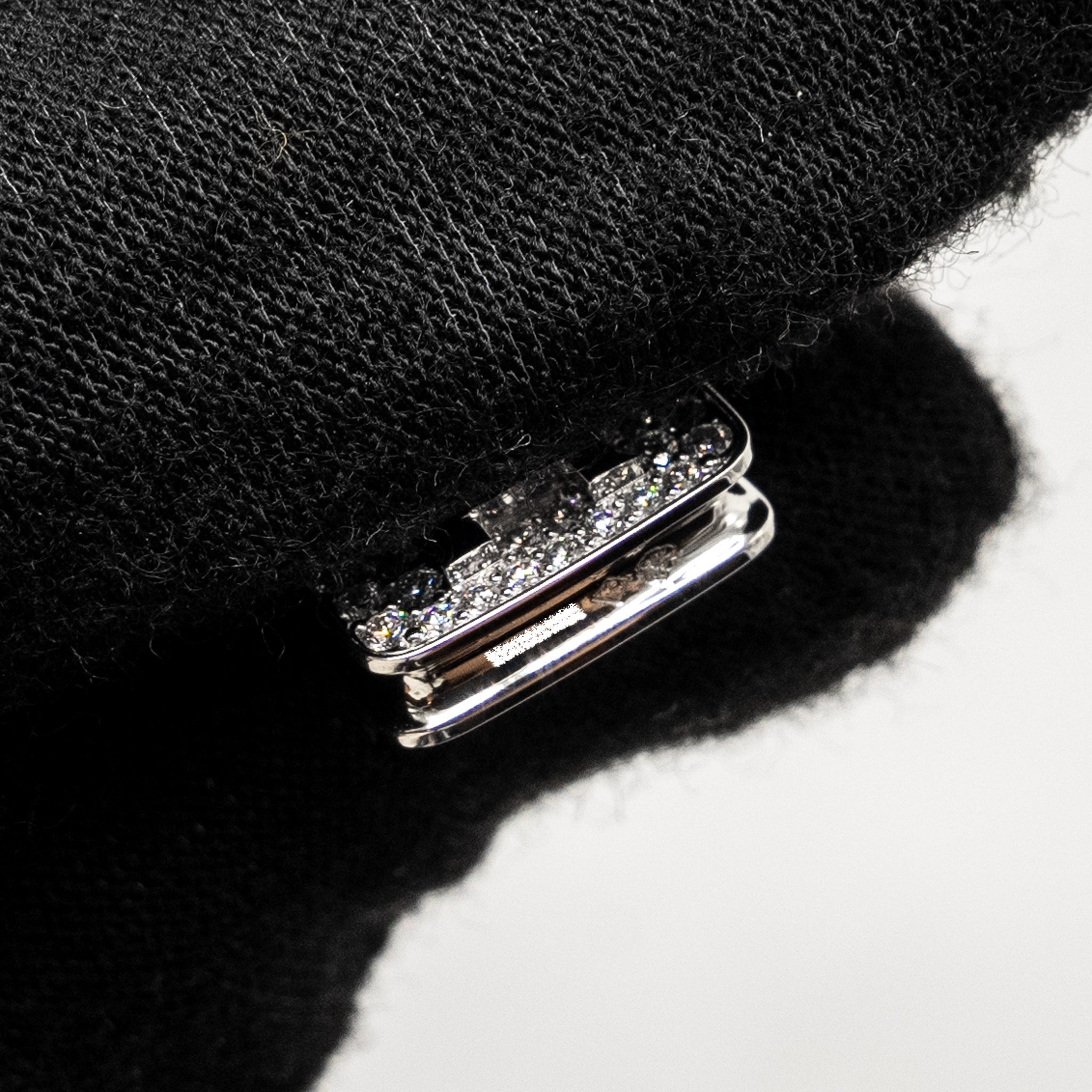 HERMES AMULETTE CONSTANCE PENDANT WHITE GOLD DIAMONDS