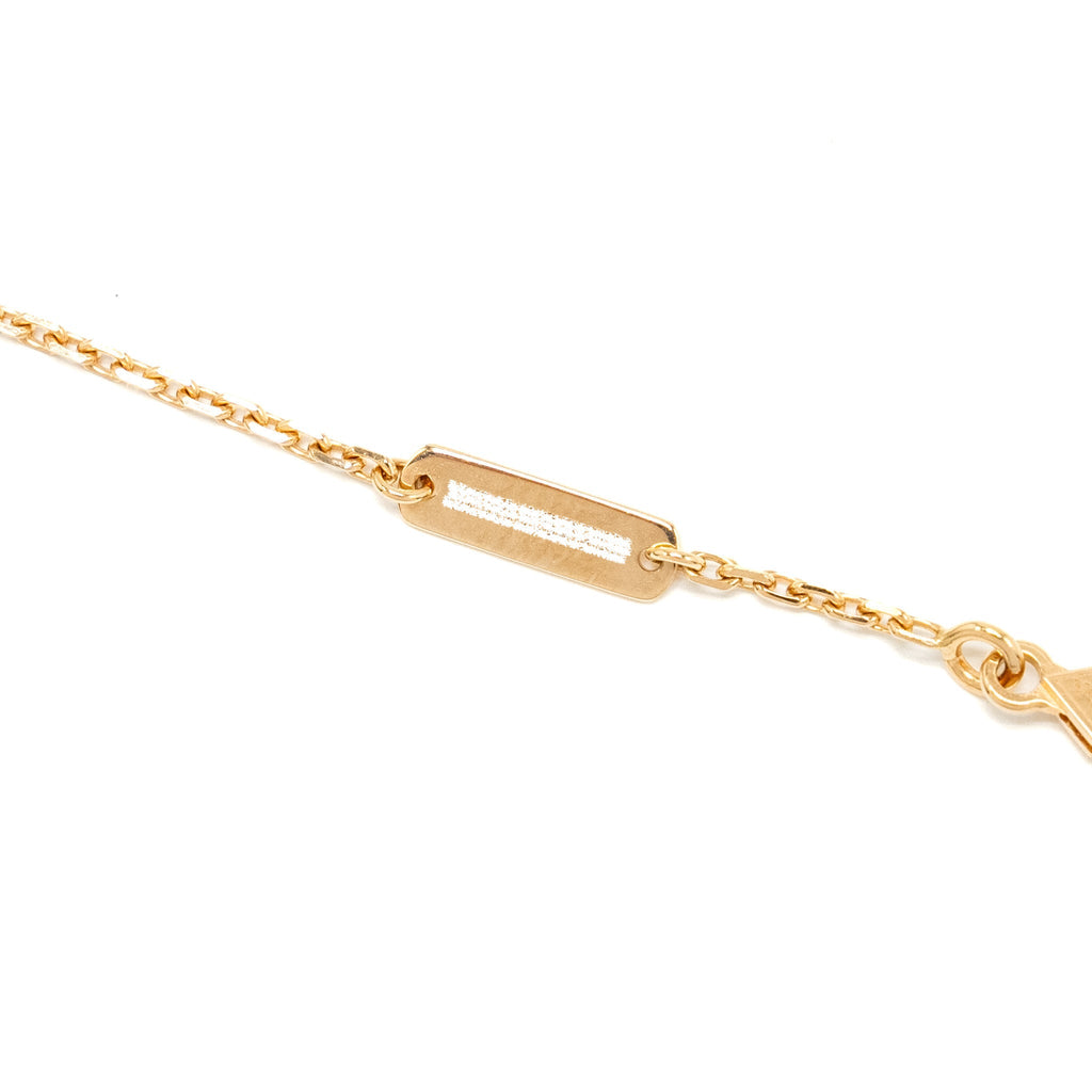 VAN CLEEF & ARPELS 2023 ALHAMBRA HOLIDAY LIMITED PENDANT SILVER OBSIDIAN ROSE GOLD DIAMOND