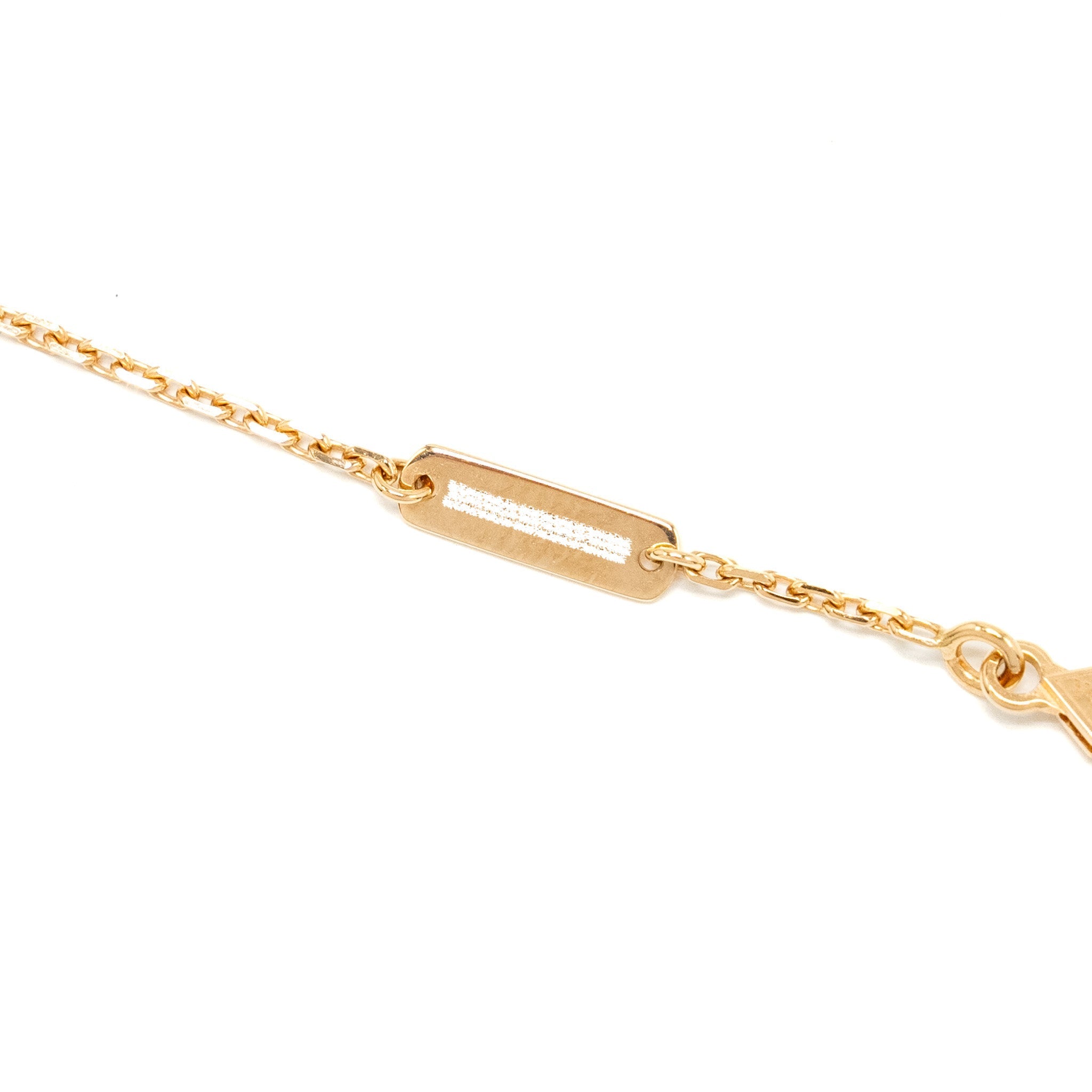 VAN CLEEF & ARPELS 2023 ALHAMBRA HOLIDAY LIMITED PENDANT SILVER OBSIDIAN ROSE GOLD DIAMOND