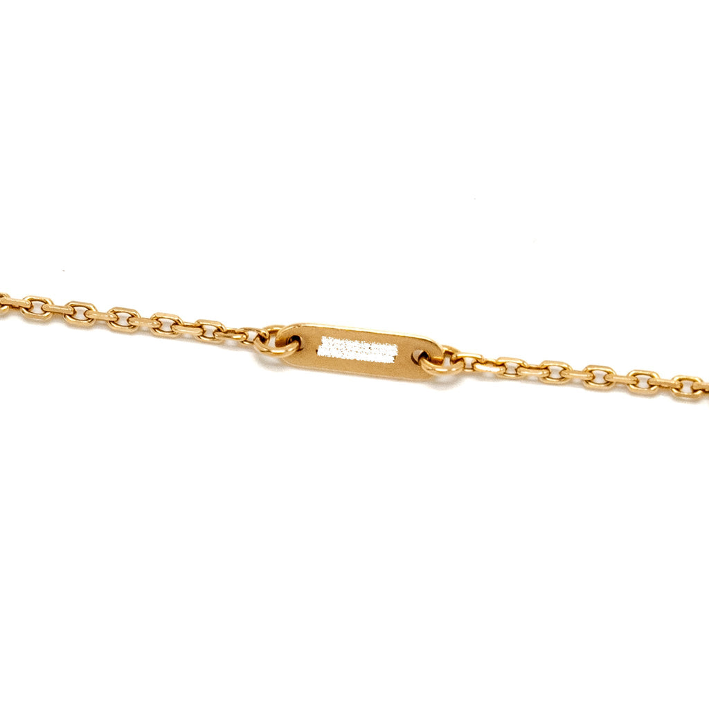 VAN CLEEF & ARPELS SWEET ALHAMBRA PENDANT CARNELIAN ROSE GOLD
