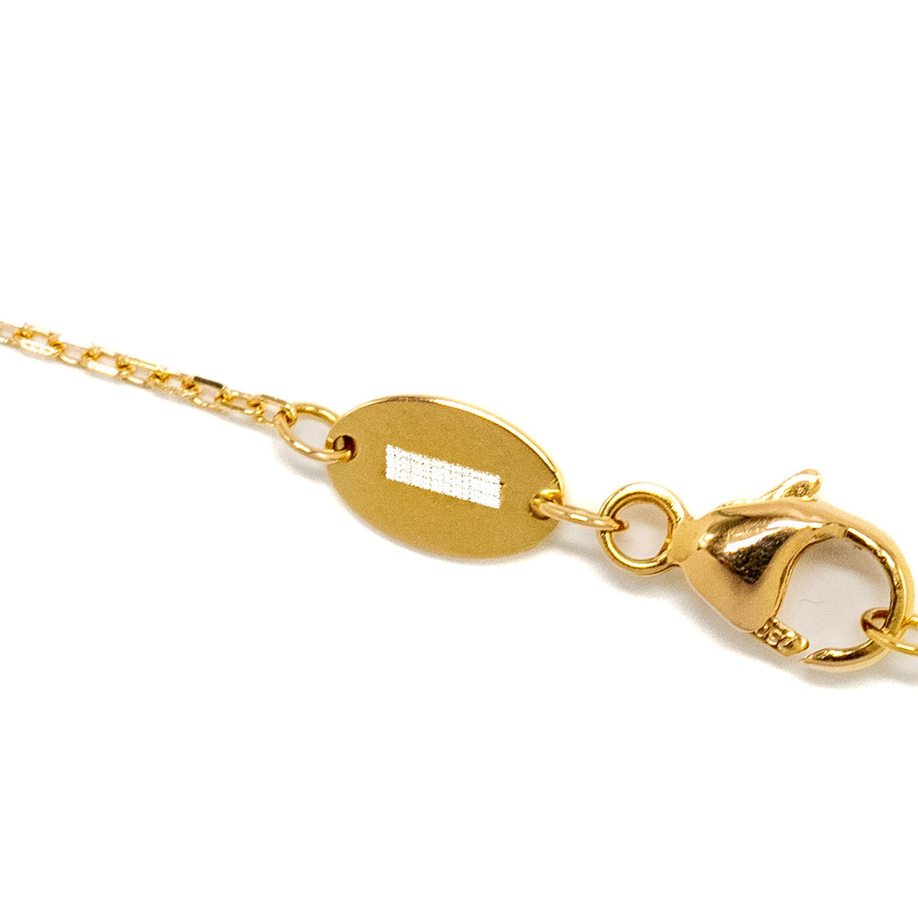 CHAUMET JEUX DE LIENS CARNELIAN PENDANT WITH DIAMOND ROSE GOLD