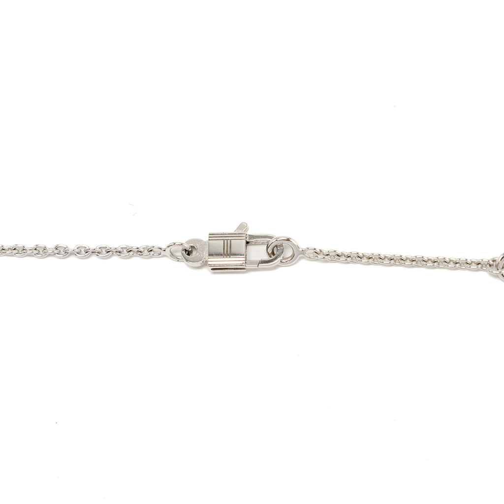 HERMES AMULETTE CONSTANCE PENDANT WHITE GOLD DIAMONDS