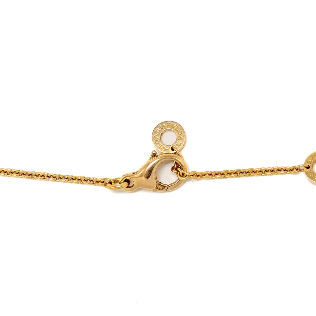 BVLGARI B.ZERO1 NECKLACE 18KT ROSE GOLD / WHITE CERAMIC