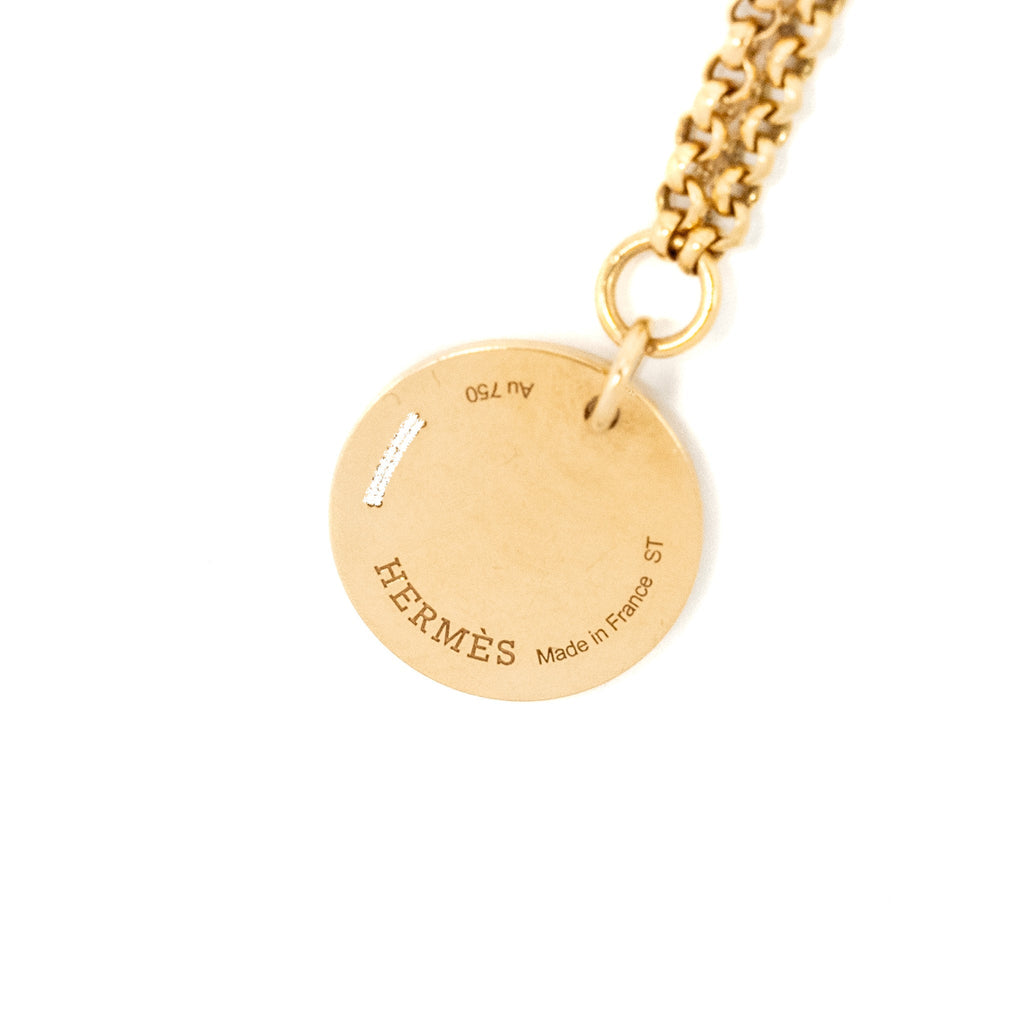 HERMES EX LIBRIS BRACELET ROSE GOLD, DIAMOND