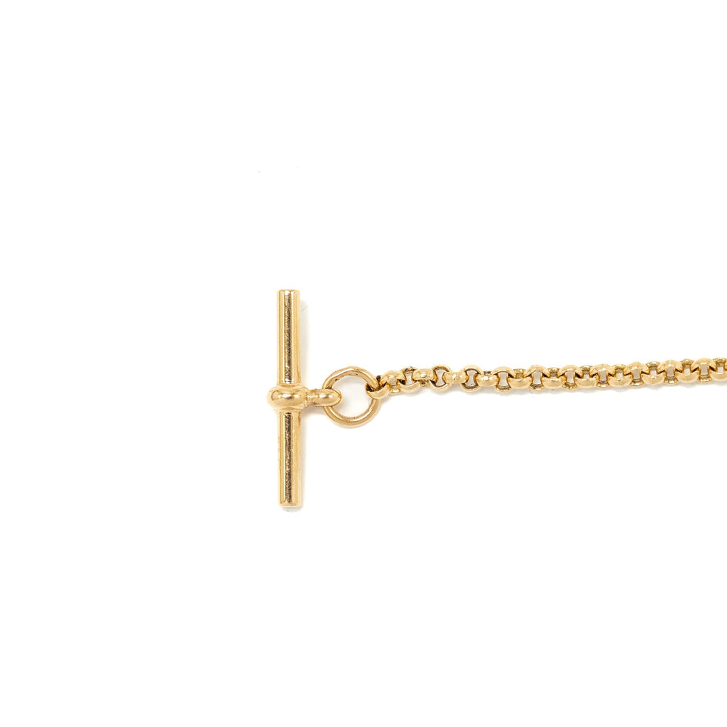 HERMES EX LIBRIS BRACELET ROSE GOLD, DIAMOND