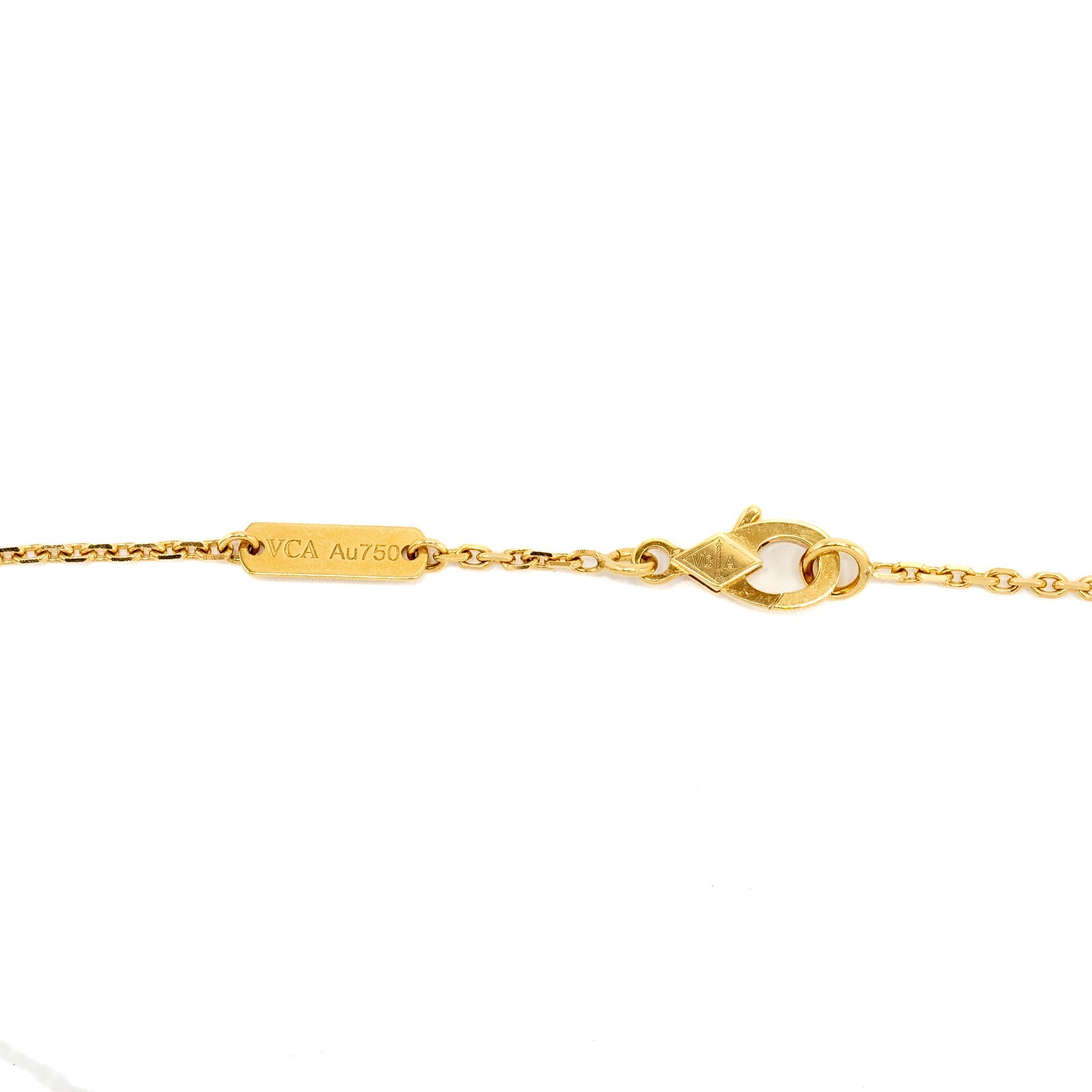 VAN CLEEF & ARPELS VINTAGE ALHAMBRA PENDANT MALACHITE YELLOW GOLD