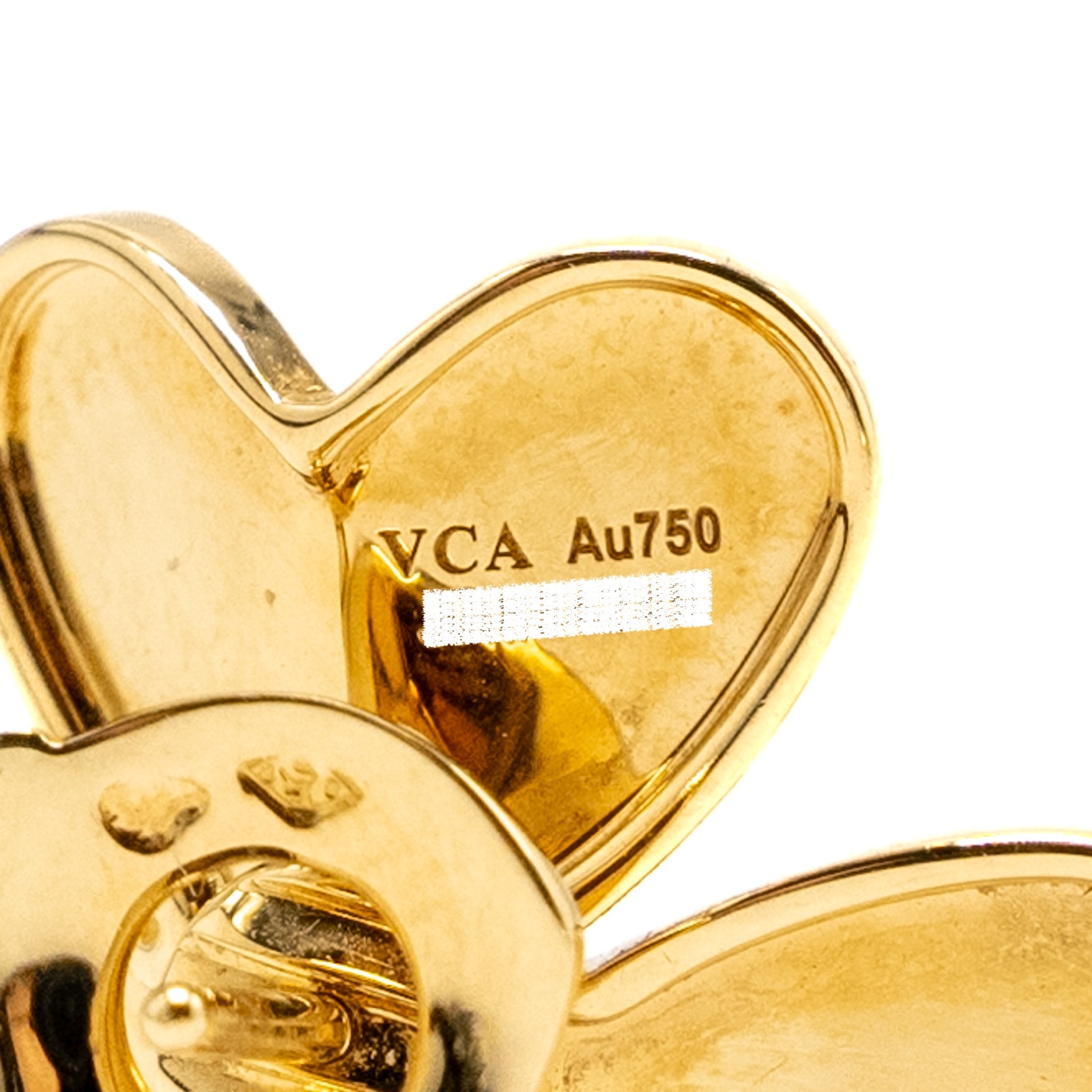 VAN CLEEF & ARPELS FRIVOLE EARRINGS YELLOW GOLD/DIAMONDS