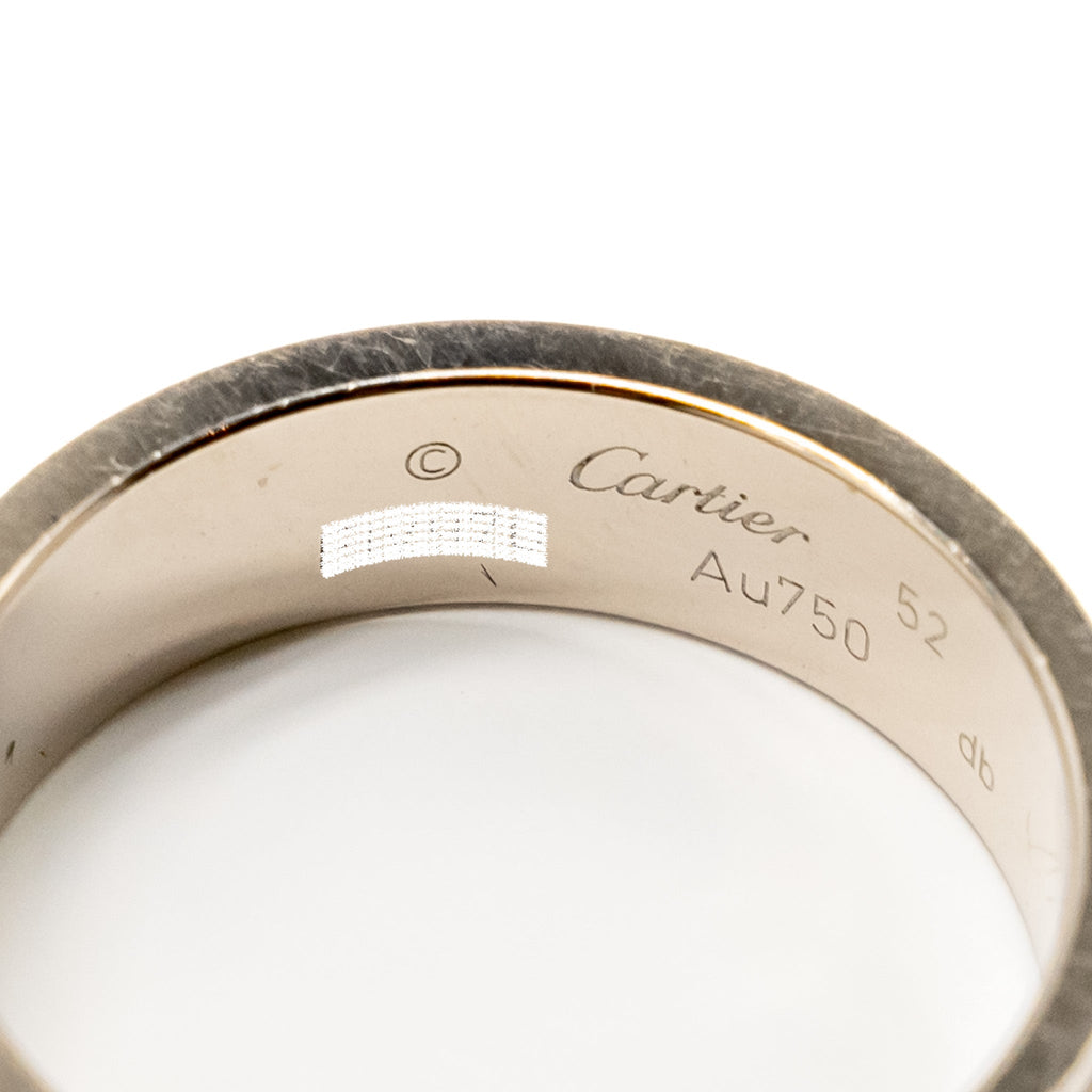 CARTIER LOVE RING WHITE GOLD