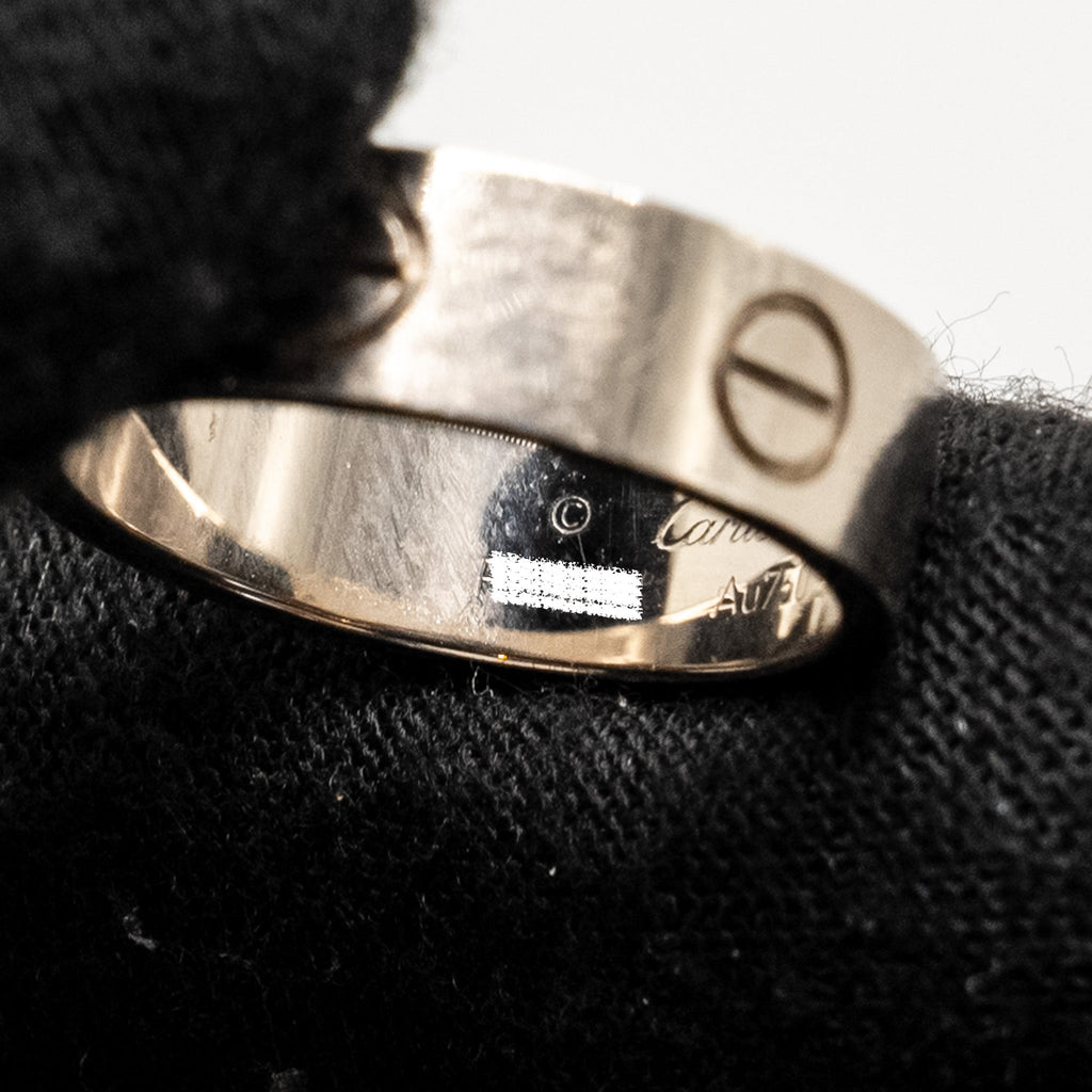 CARTIER LOVE RING WHITE GOLD