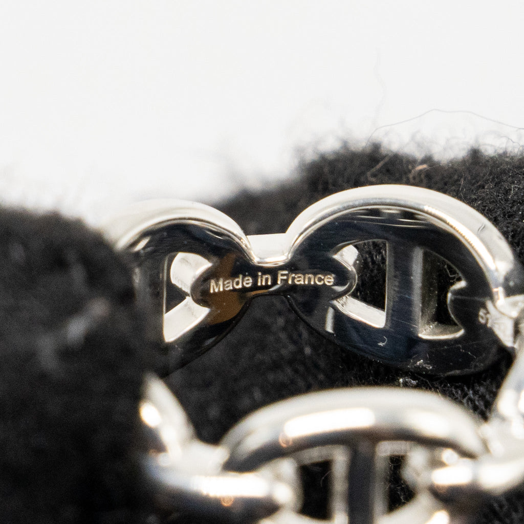 HERMES CHAINE D’ANCRE ENCHAINEE RING SILVER
