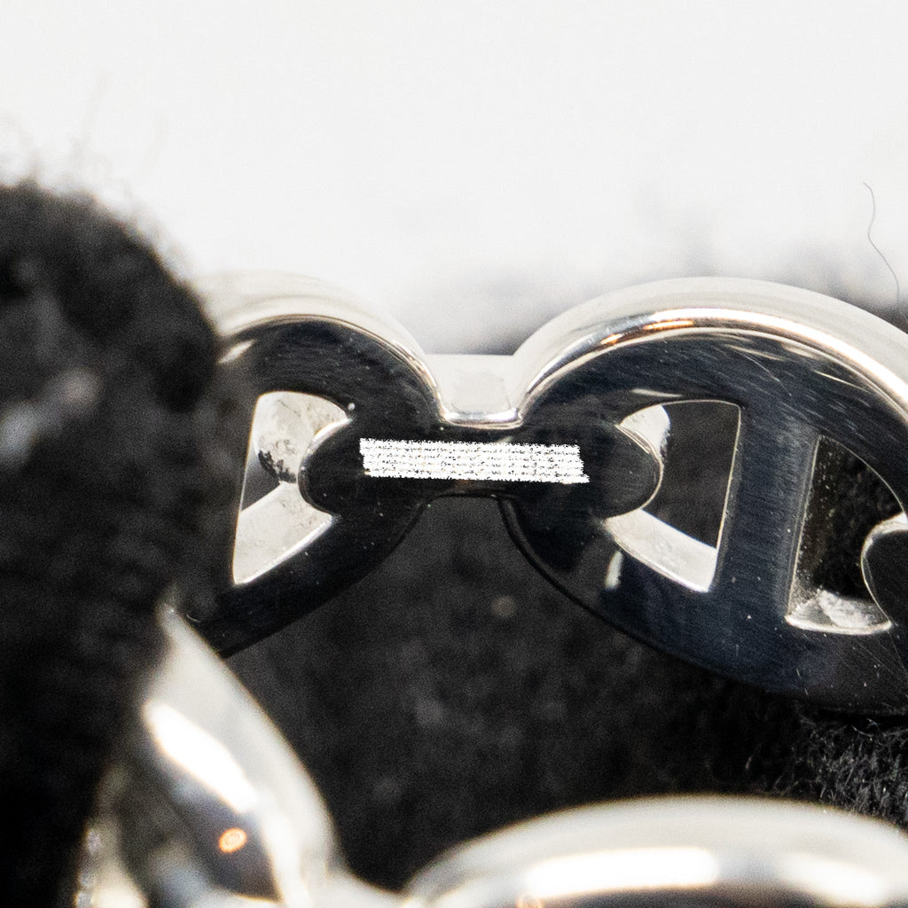 HERMES CHAINE D’ANCRE ENCHAINEE RING SILVER