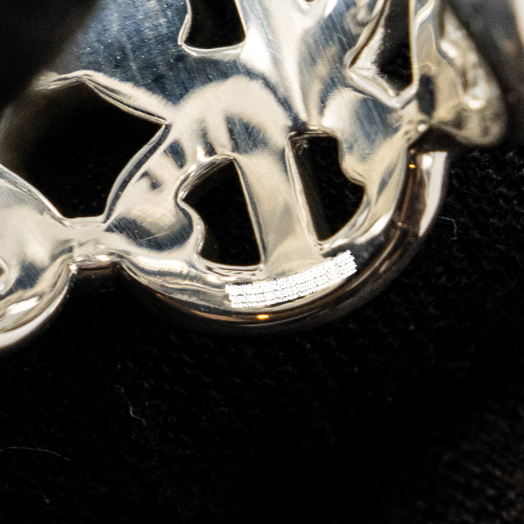 HERMES CHINE D’ANCRE ENCHAINEE RING SILVER