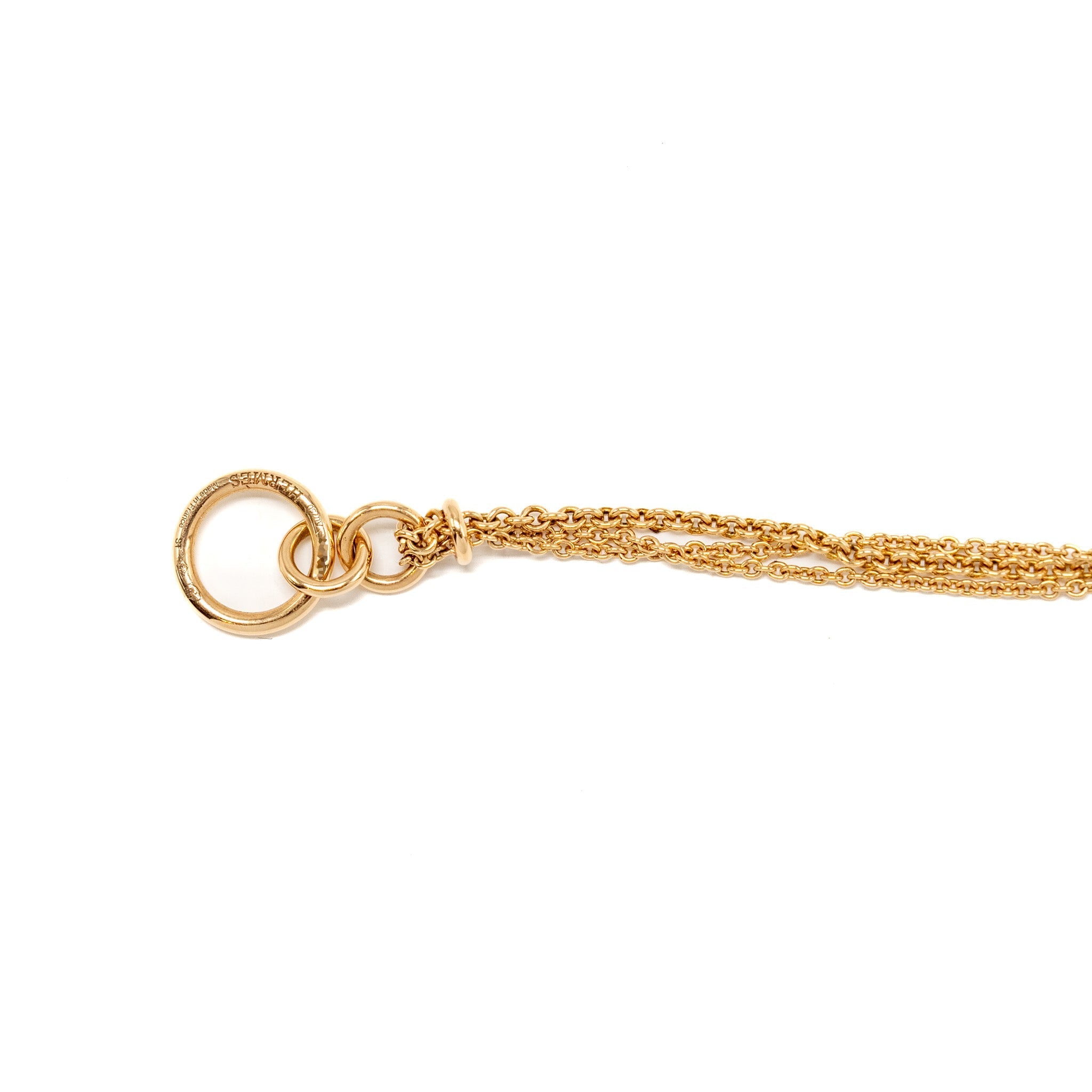 HERMES ALBERTINE BRACELET ROSE GOLD/ DIAMONDS / TAHITIAN BLACK PEARL