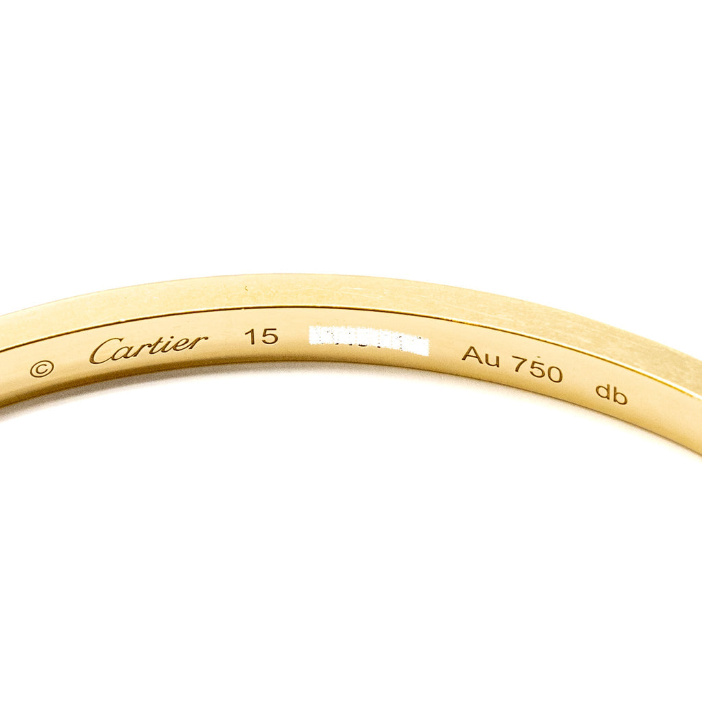 CARTIER LOVE BRACELET YELLOW GOLD