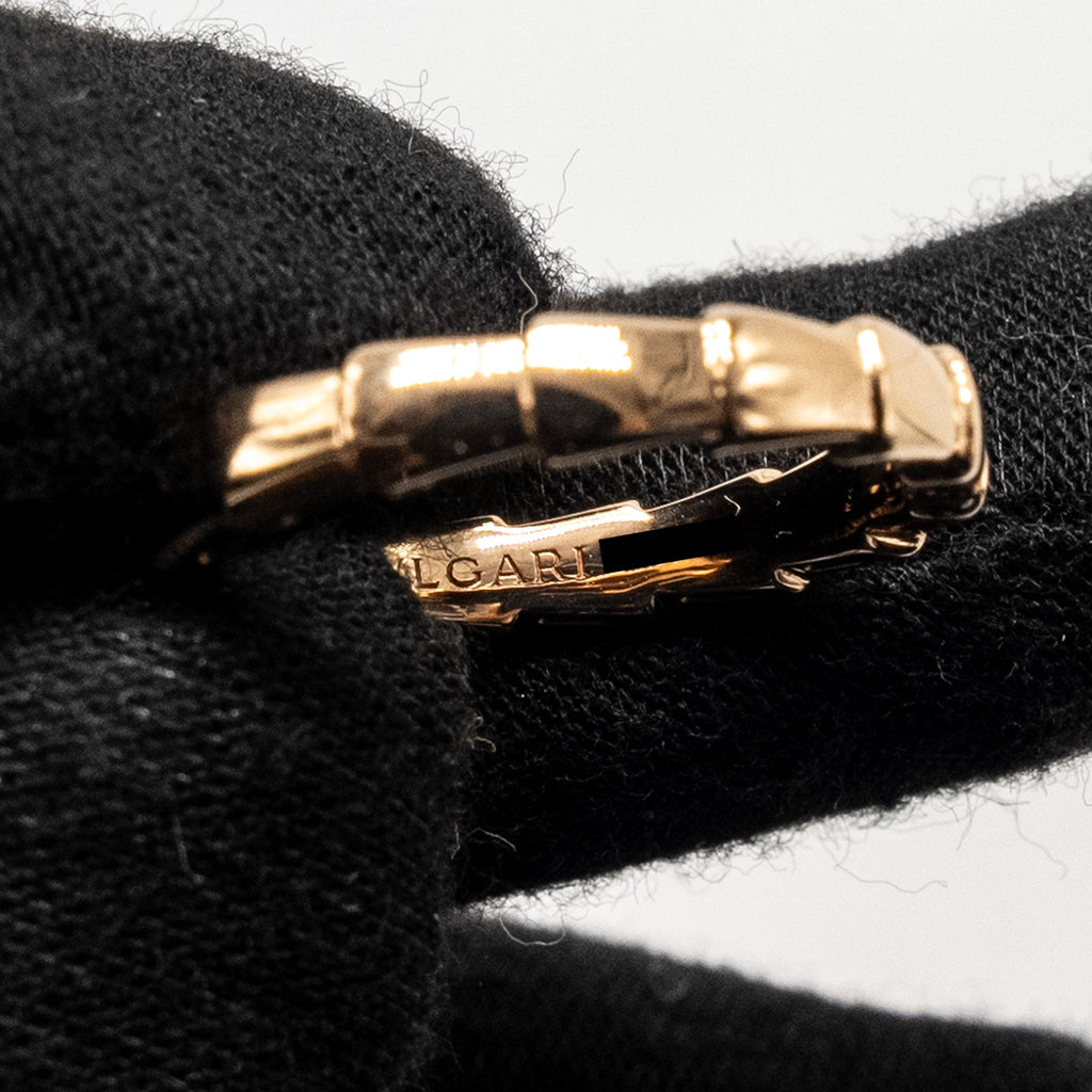 BVLGARI SERPENTI VIPER RING PINK GOLD