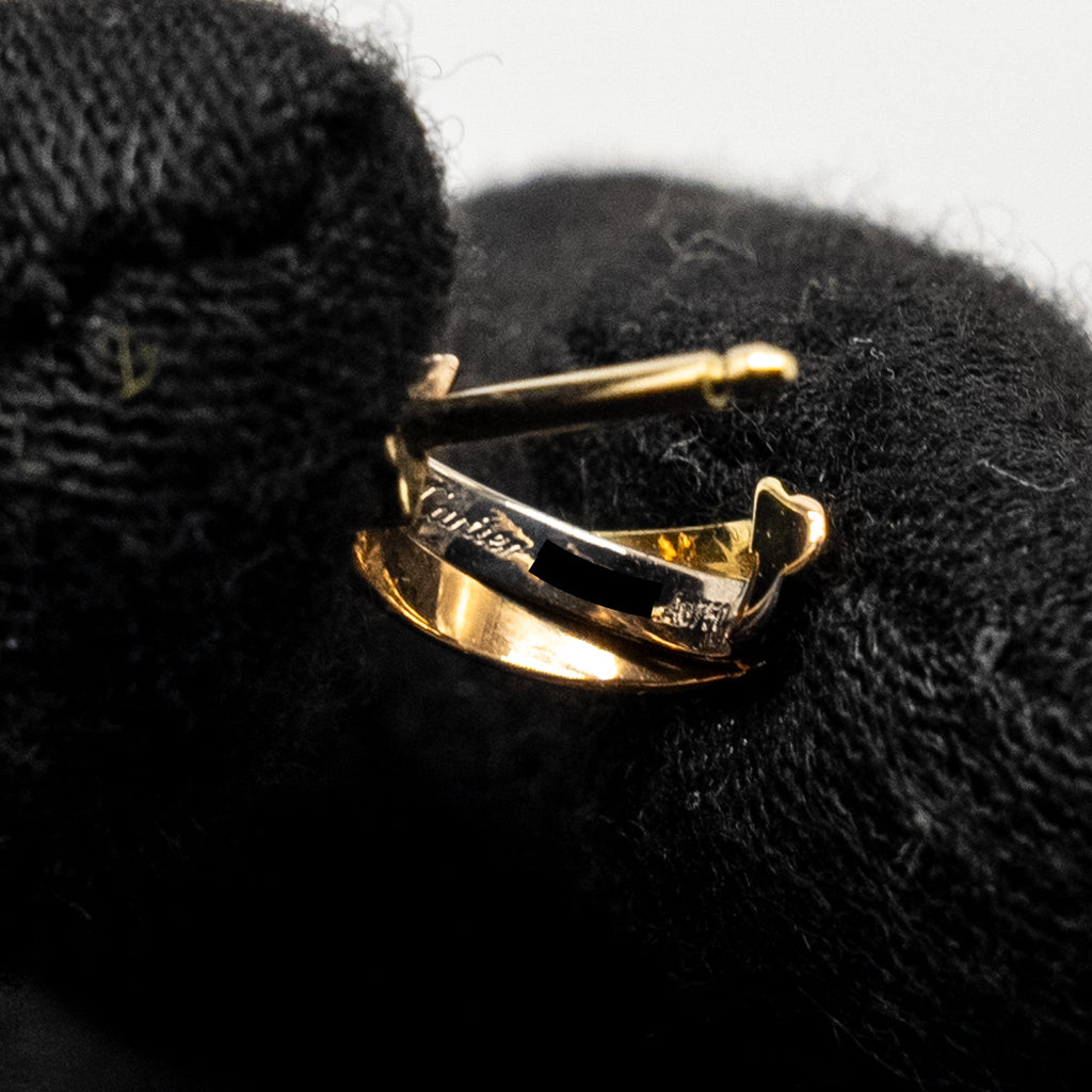 CARTIER TRINITY EARRINGS WHITE GOLD / ROSE GOLD/ YELLOW GOLD