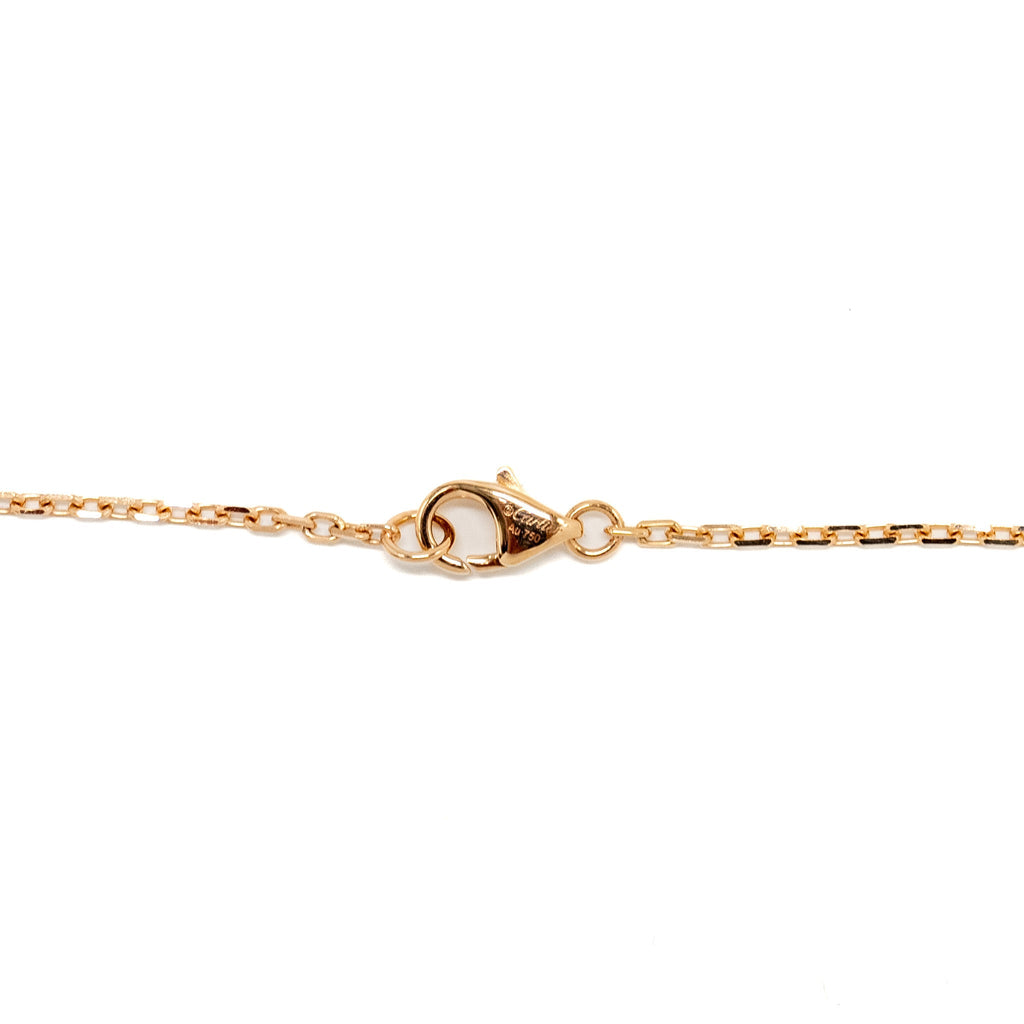 CARTIER LOVE NECKLACE ROSE GOLD, DIAMONDS