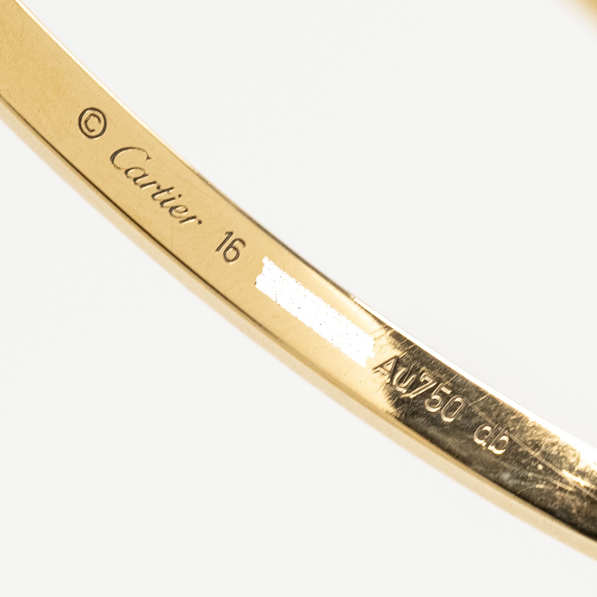 CARTIER LOVE BRACELET YELLOW GOLD